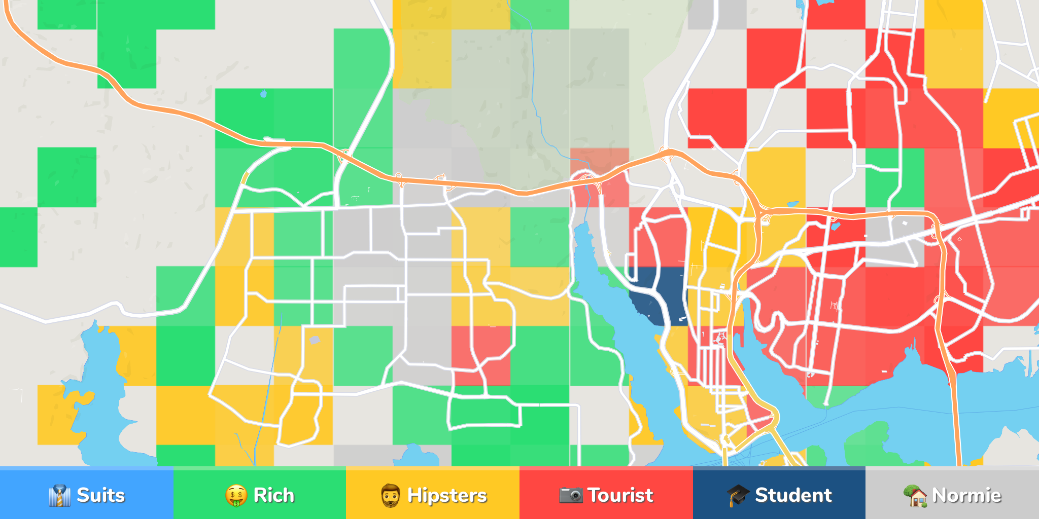 Abidjan Neighborhood Map