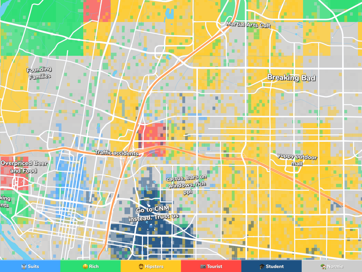 Albuquerque Neighborhood Map