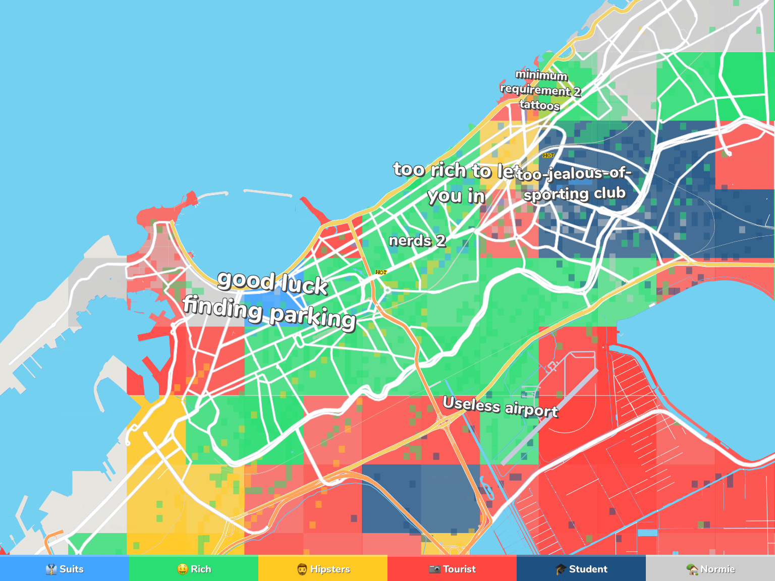 Alexandria Neighborhood Map