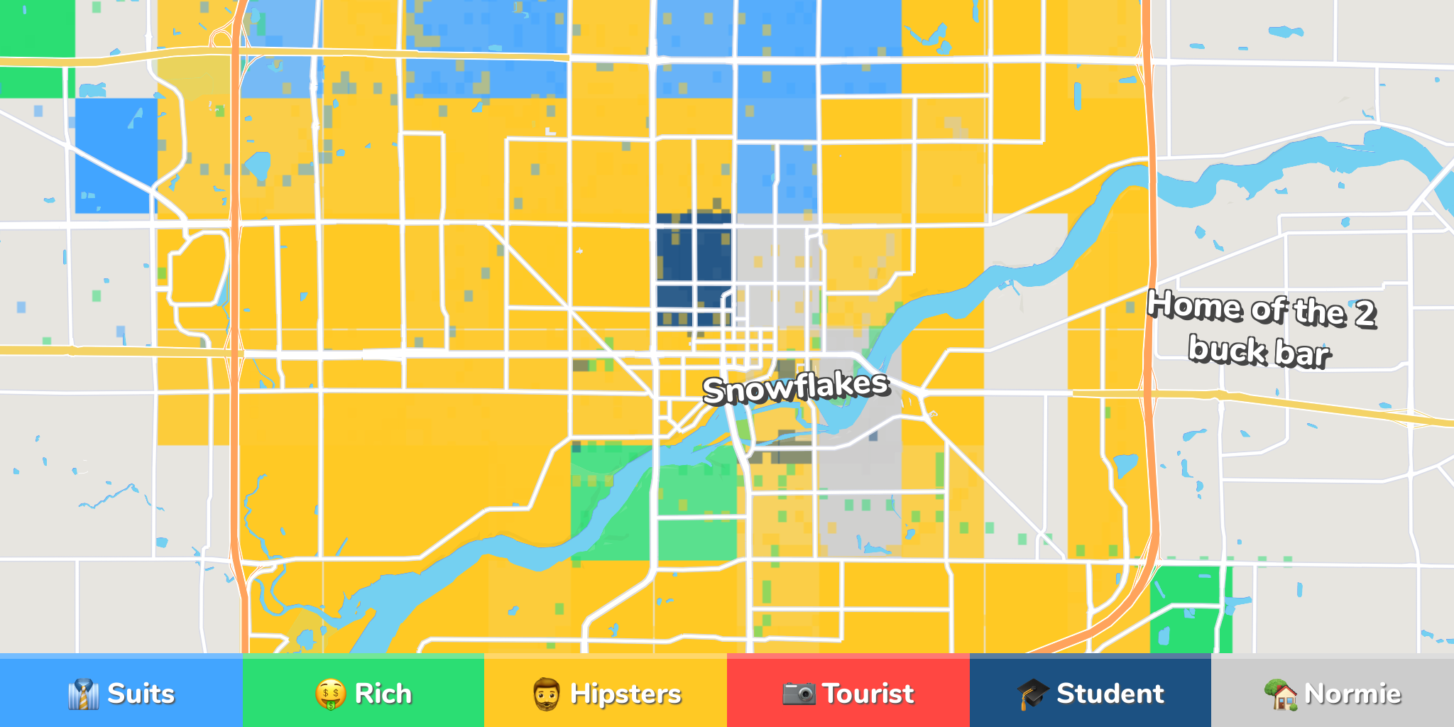 Appleton Neighborhood Map