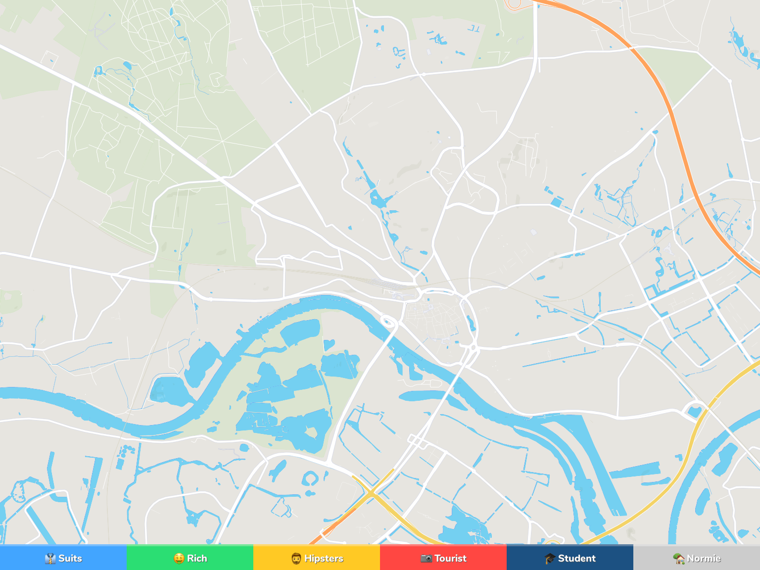 Arnhem Neighborhood Map