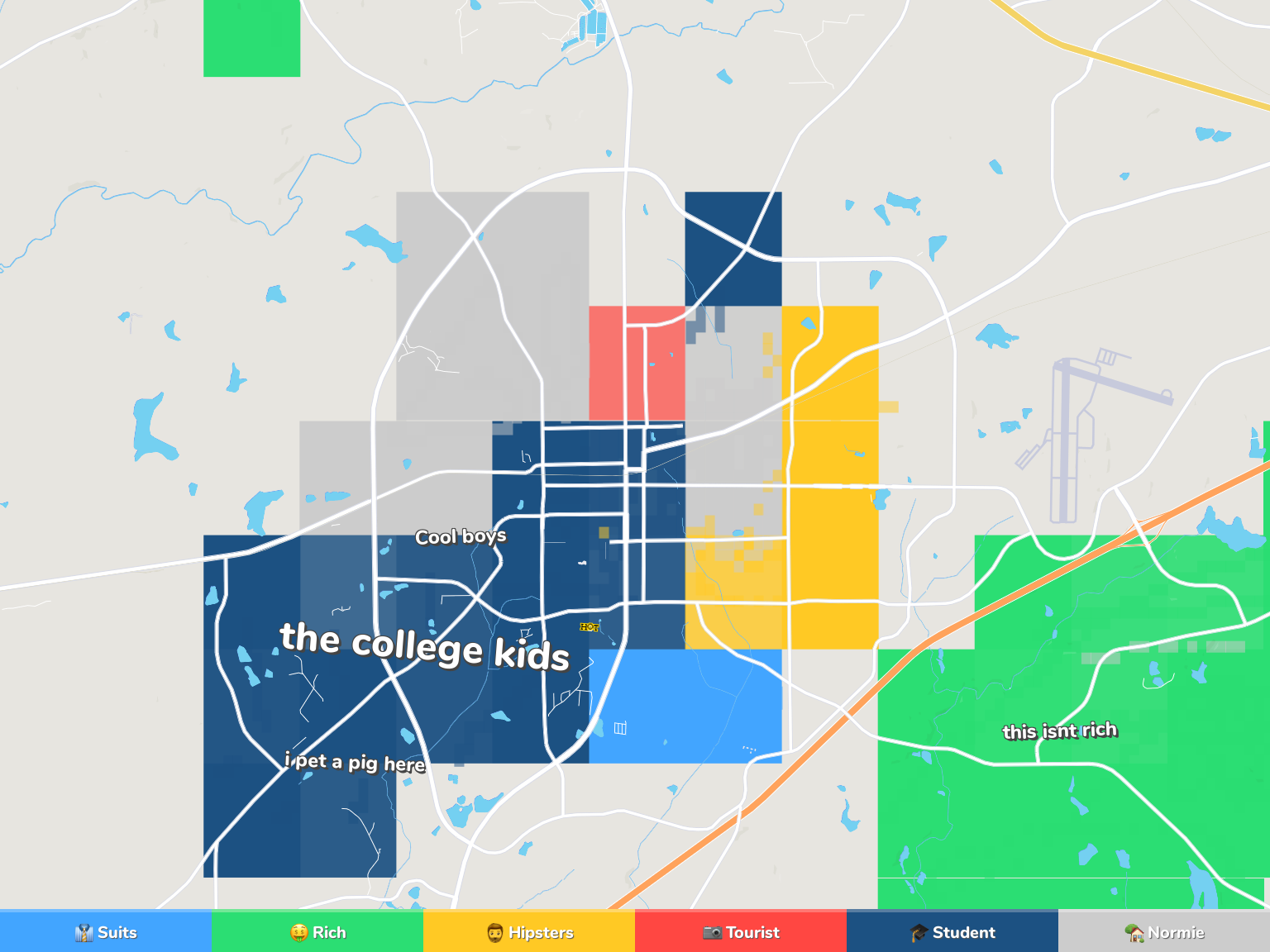 Auburn Neighborhood Map