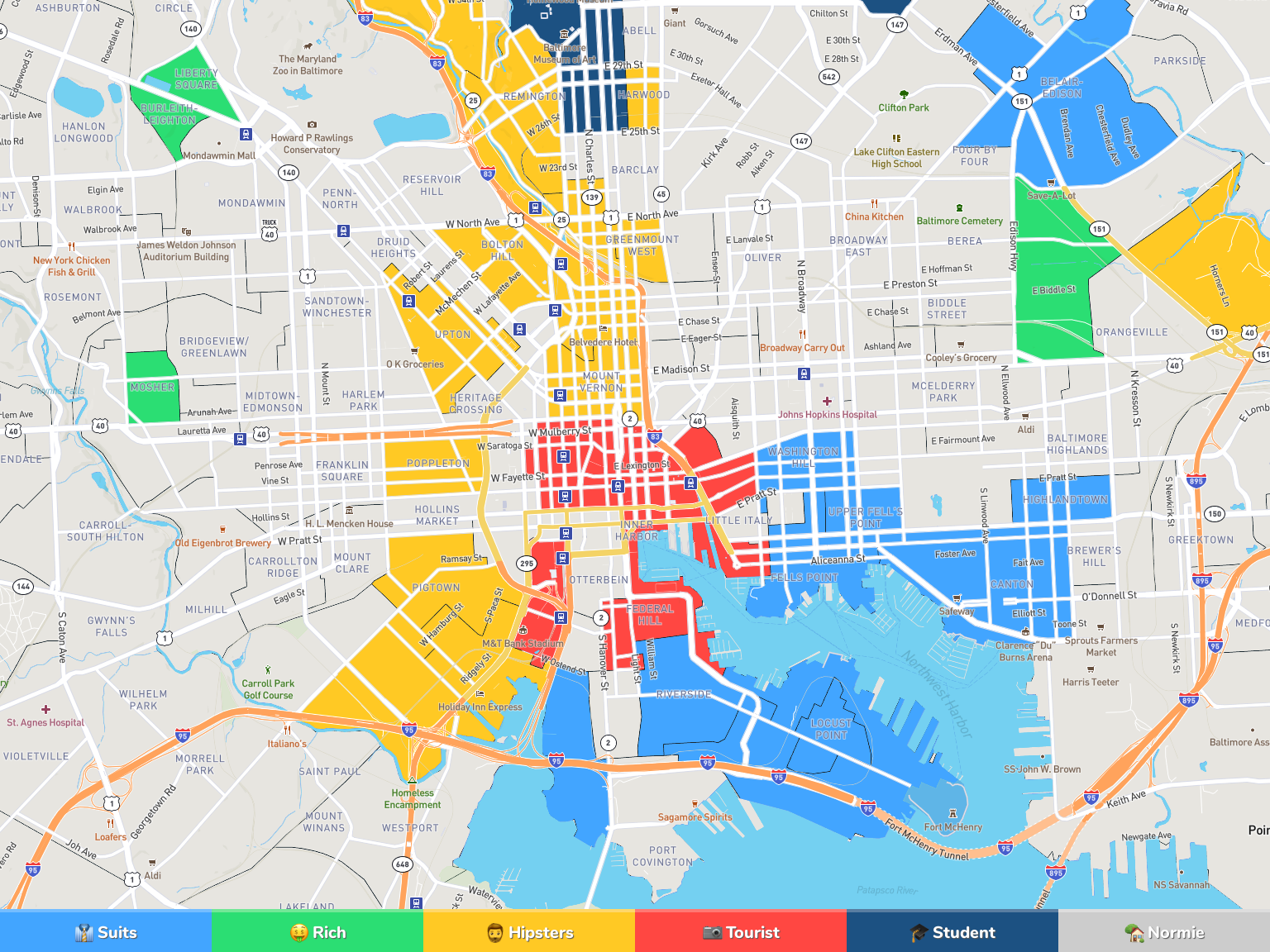 Bloods And Crips Map