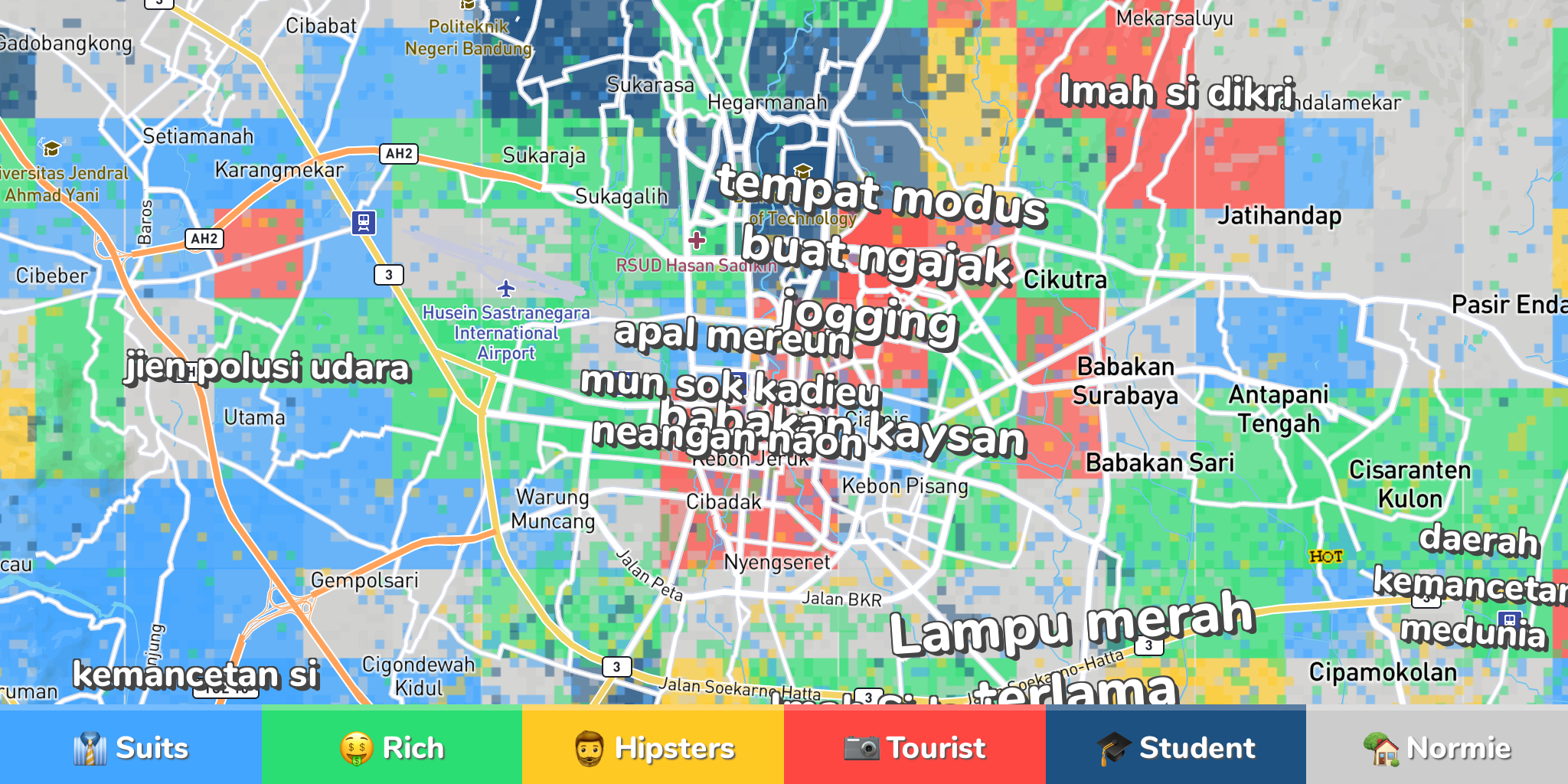  Bandung  Neighborhood Map 