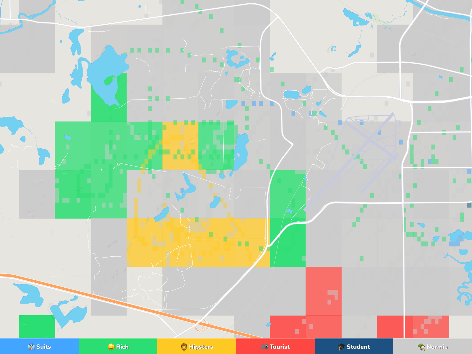 Battle Creek Neighborhood Map