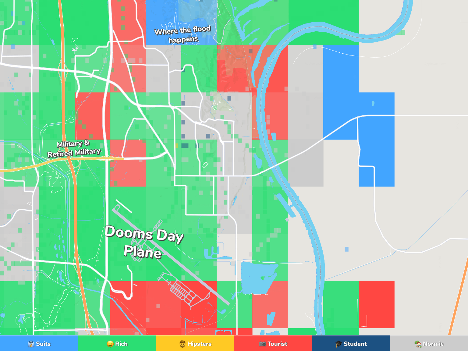Bellevue Neighborhood Map