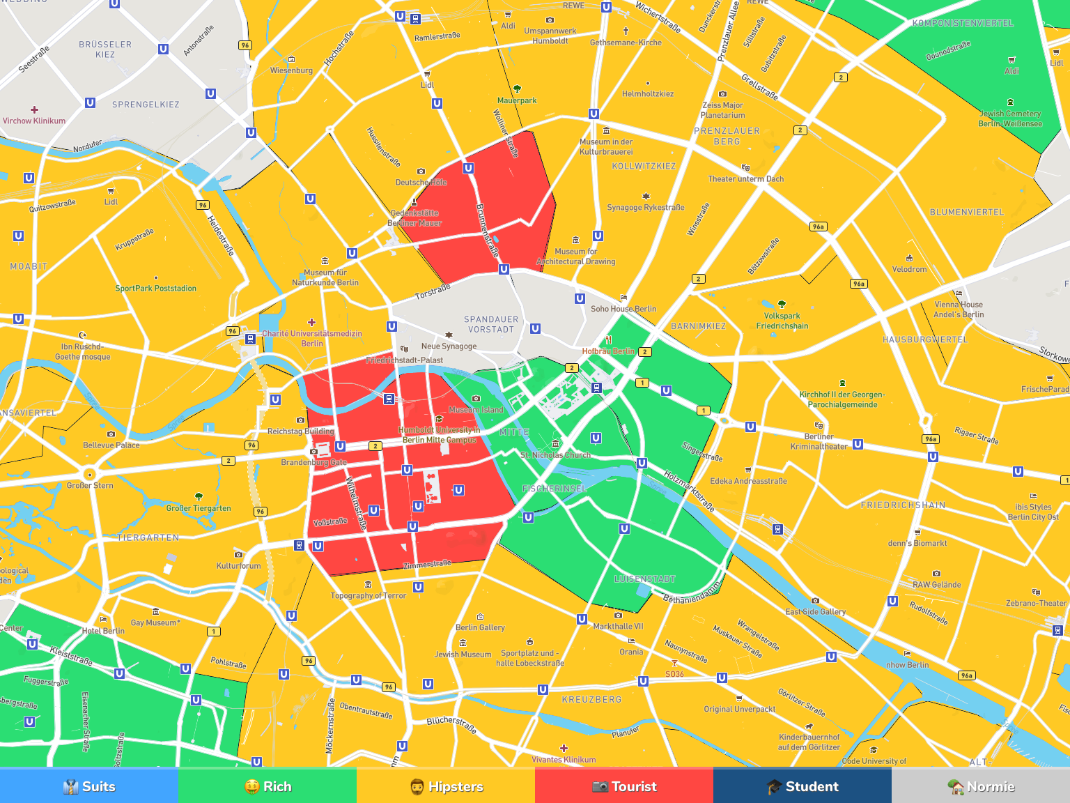 Berlin Neighborhood Map