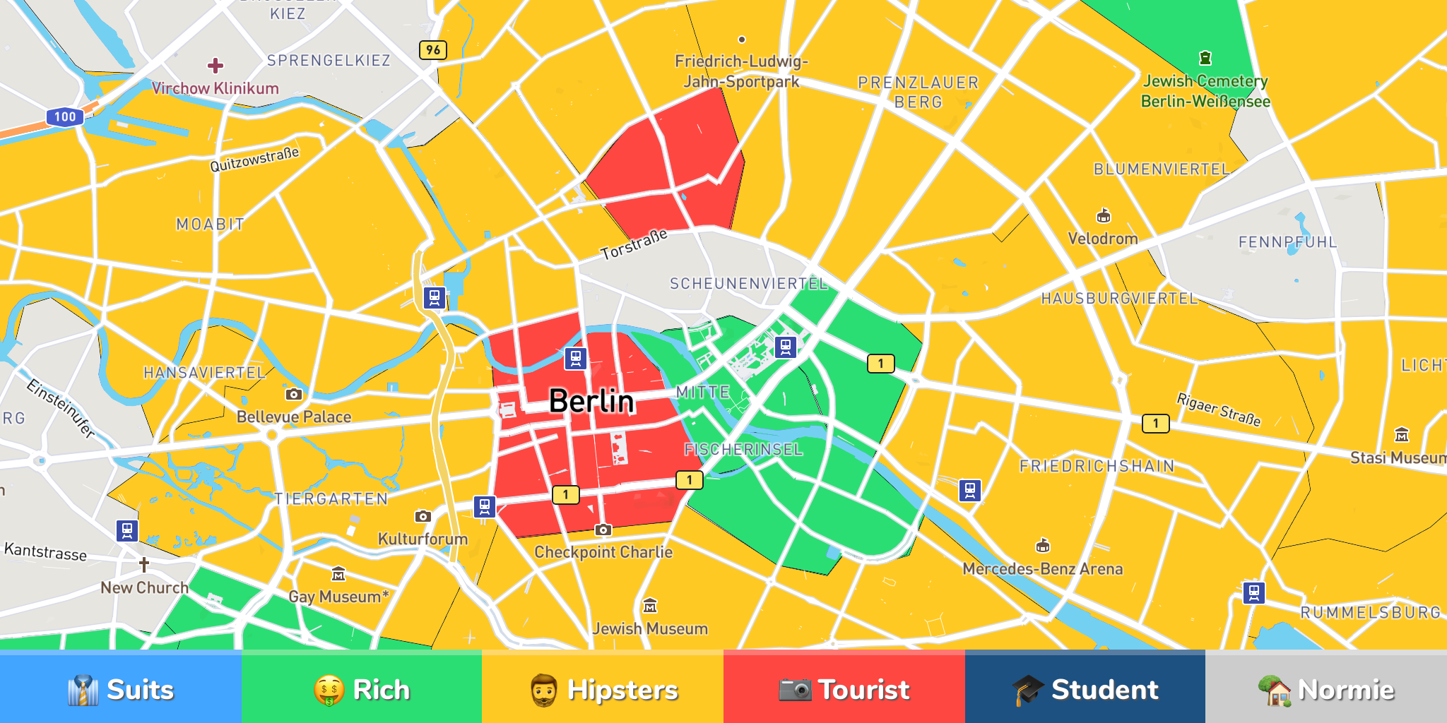 Berlin Neighborhood Map