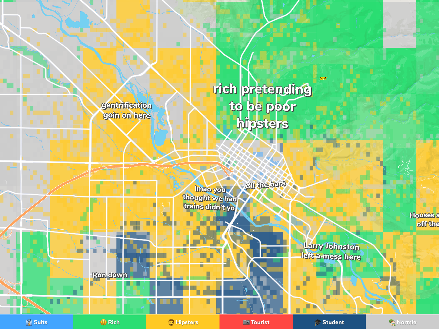 Boise Neighborhood Map