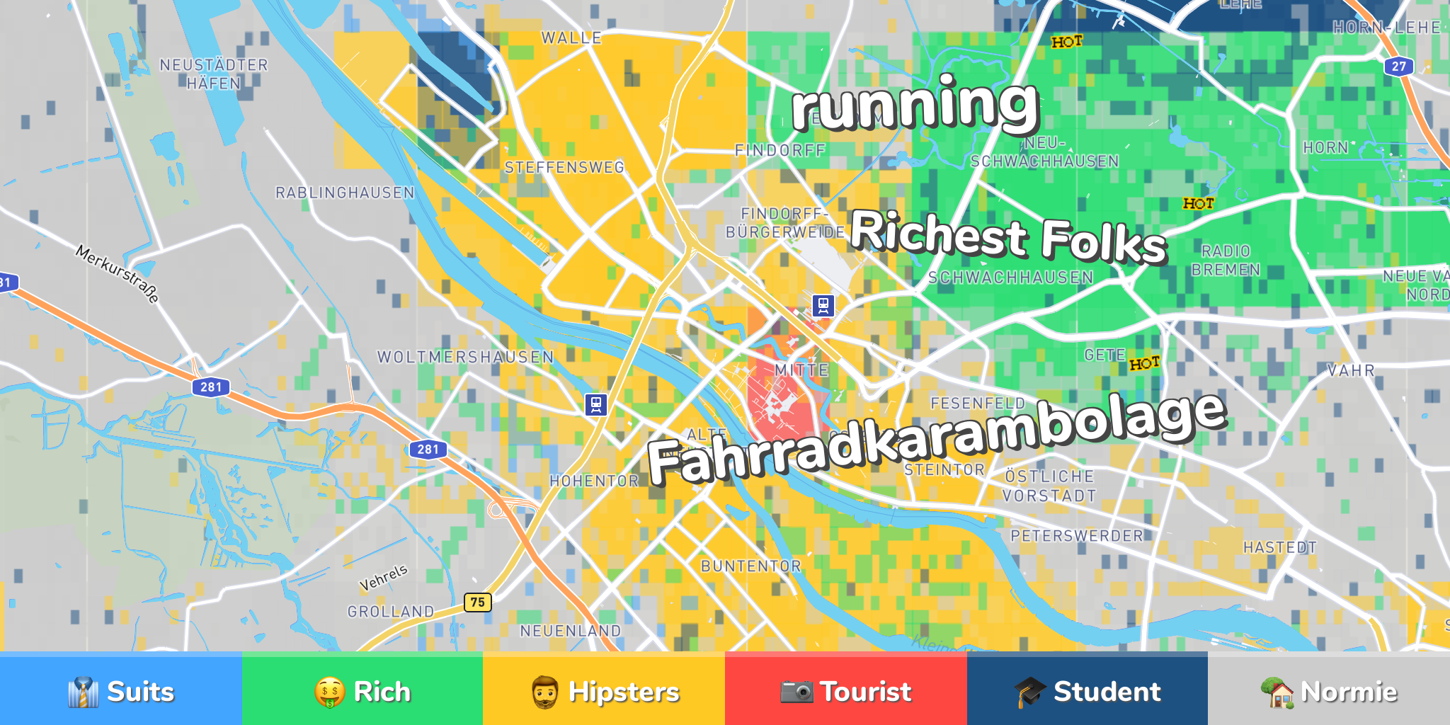 Bremen Neighborhood Map