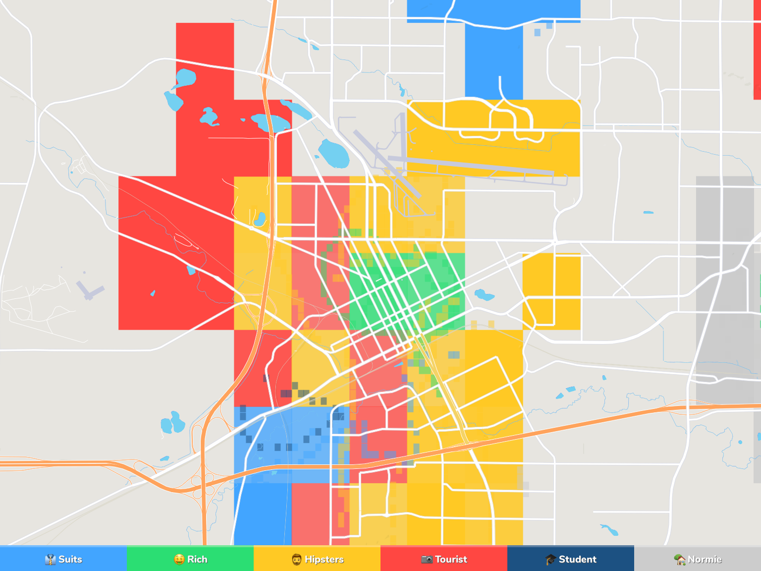 Cheyenne Neighborhood Map