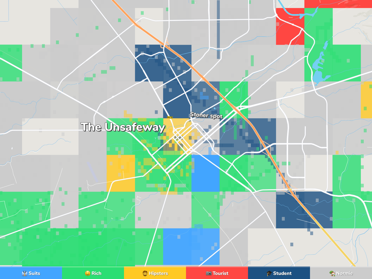 Chico Neighborhood Map