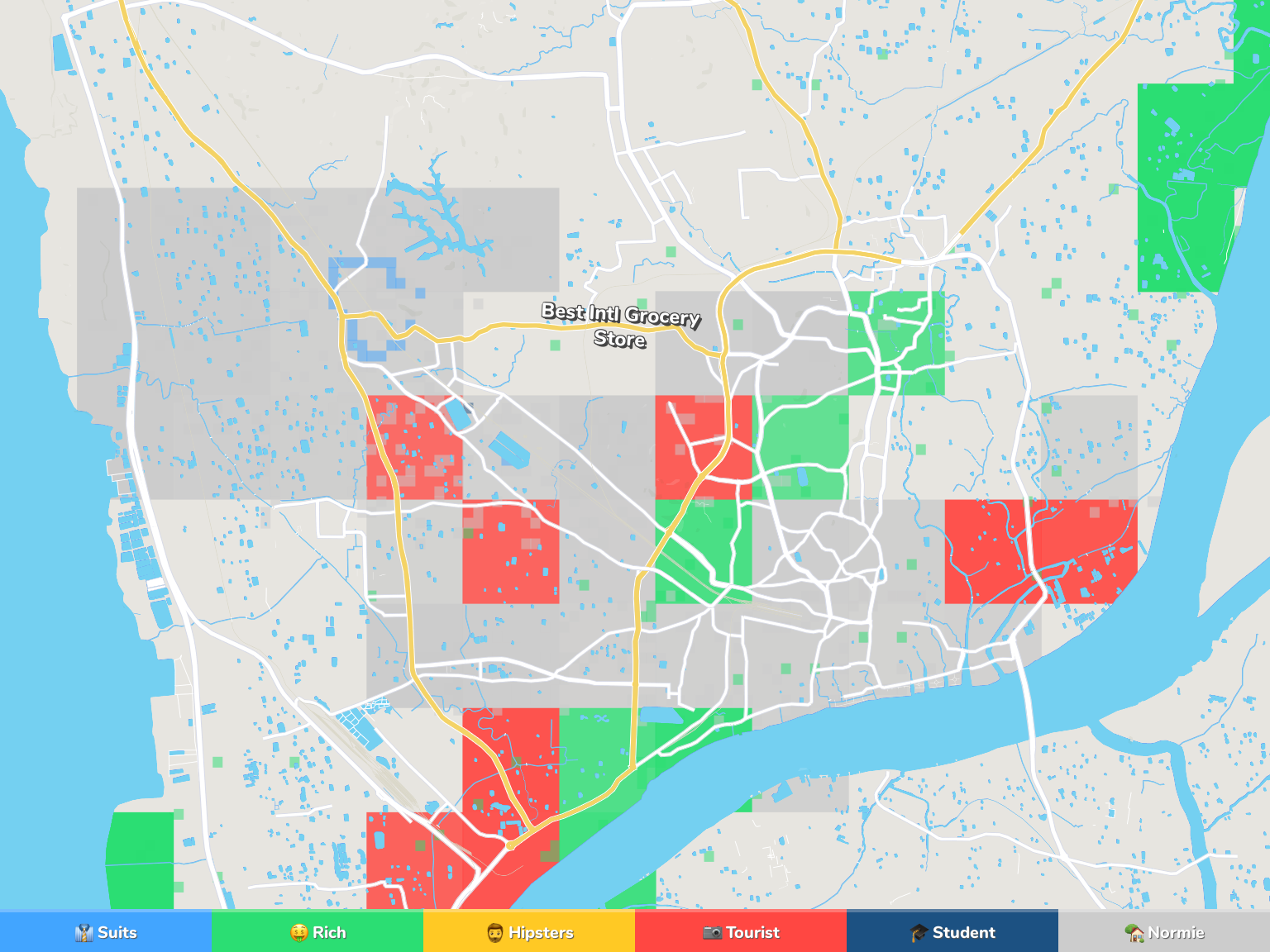 Chittagong Neighborhood Map
