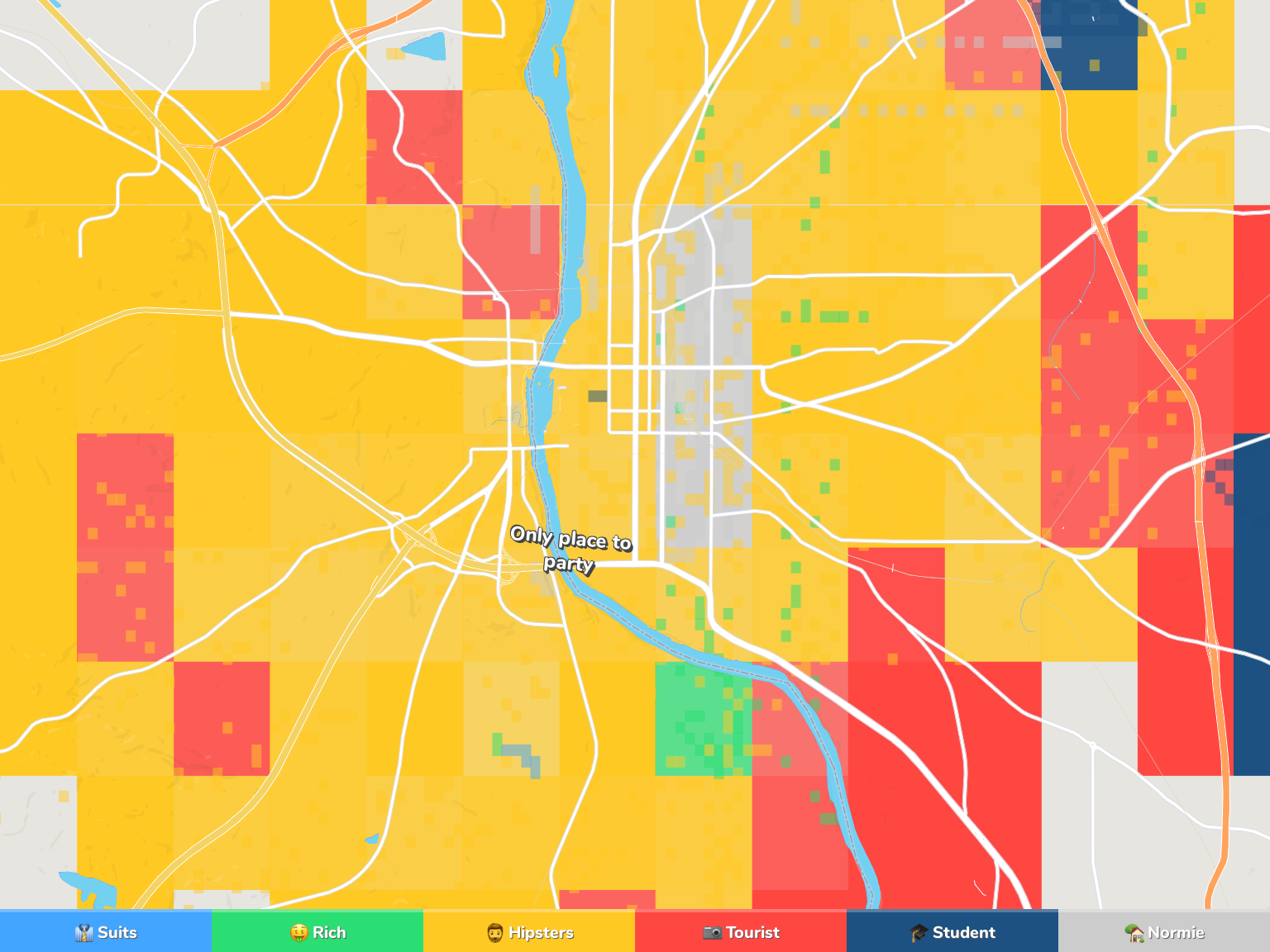 Columbus Neighborhood Map