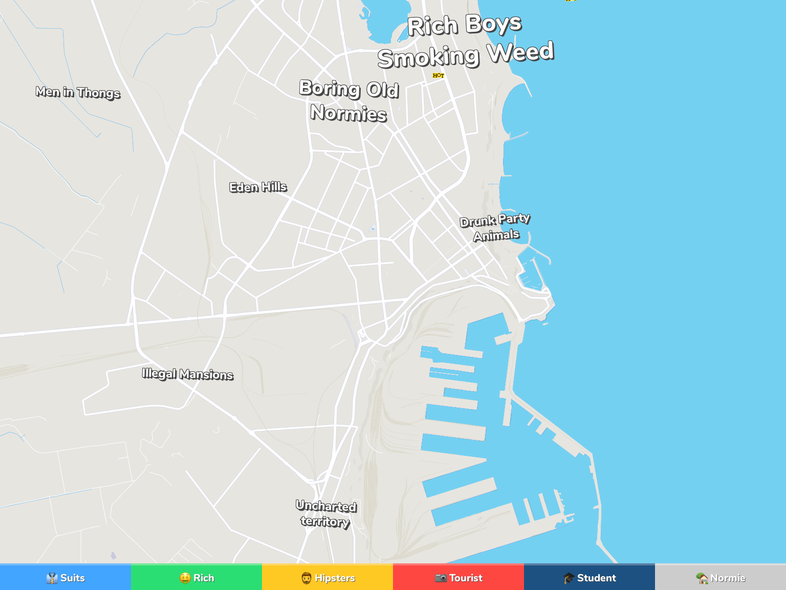 Constanta Neighborhood Map