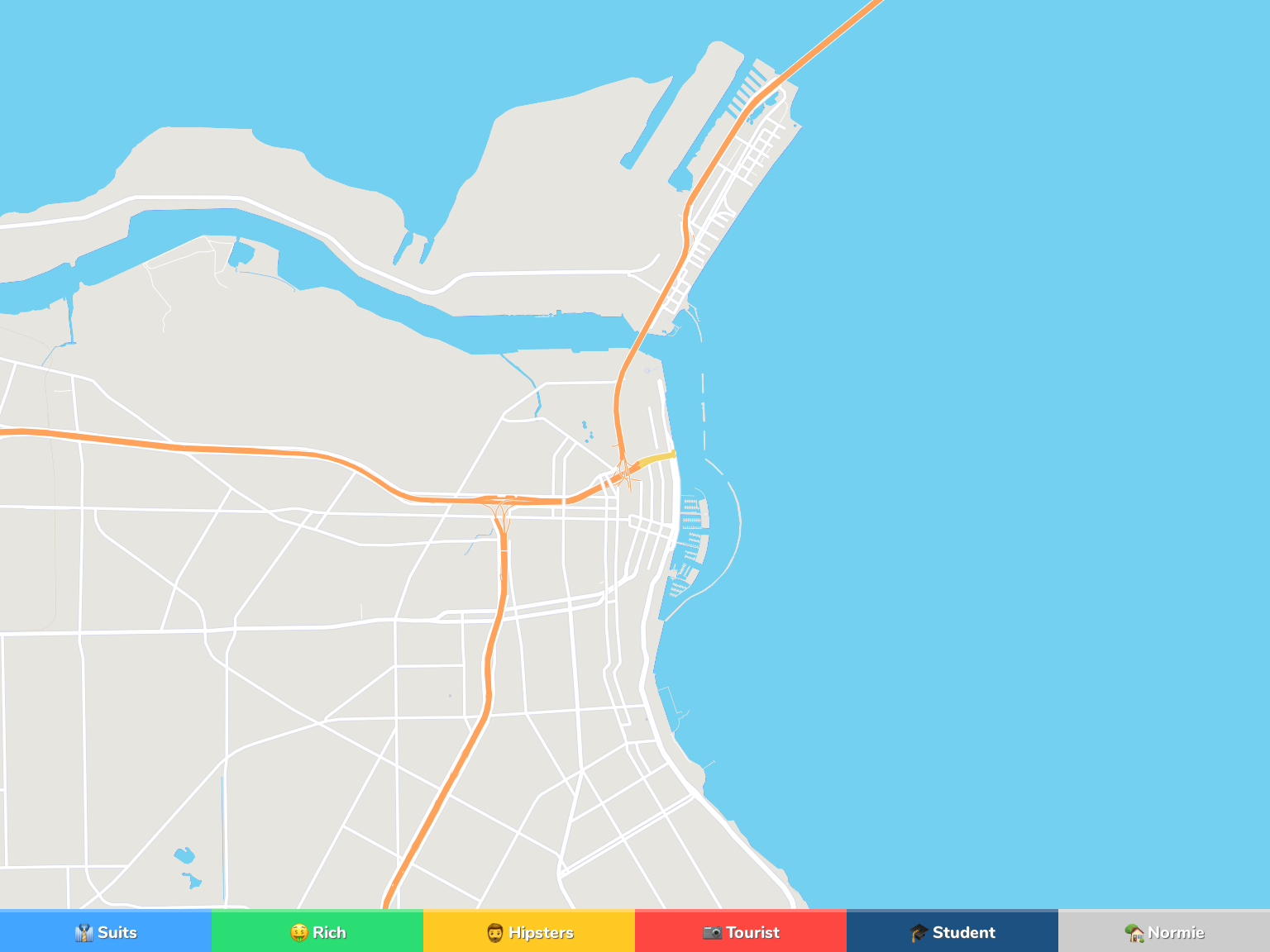 Corpus Christi Neighborhood Map