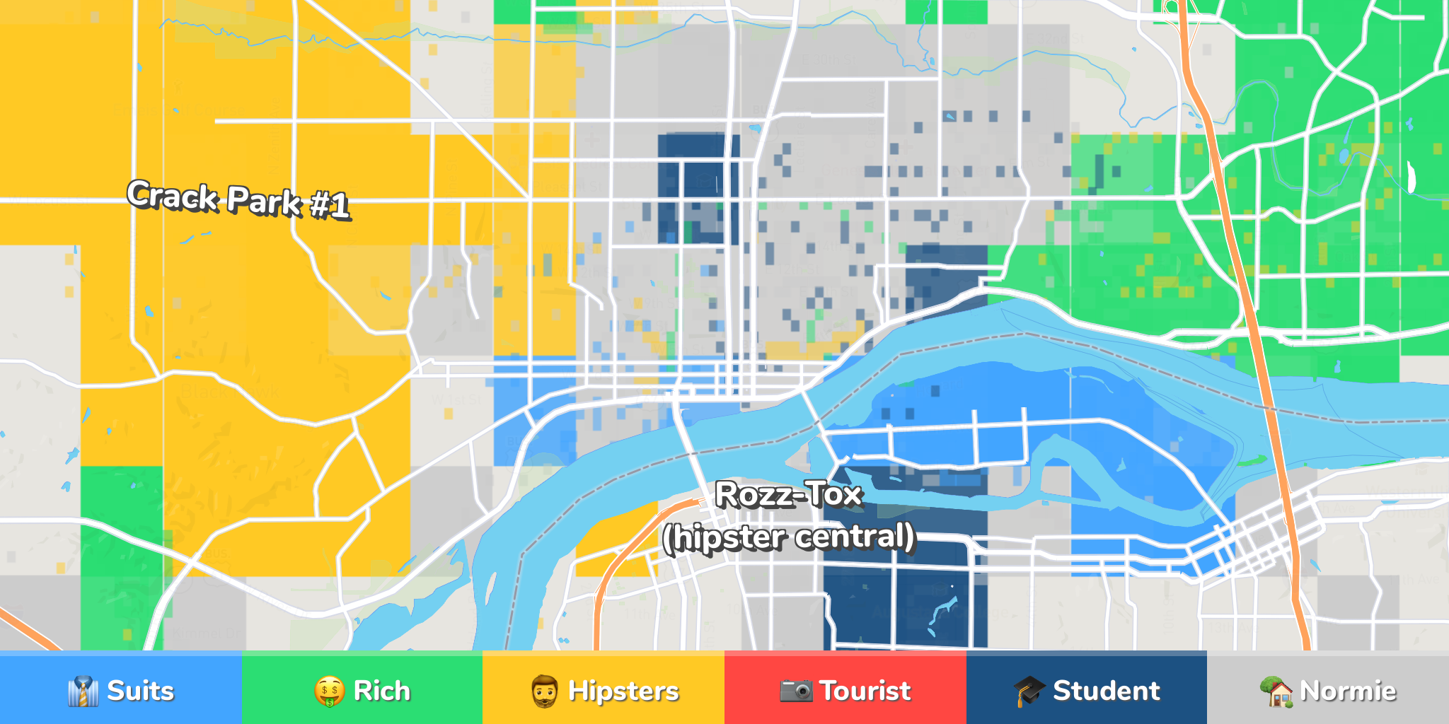Davenport Neighborhood Map
