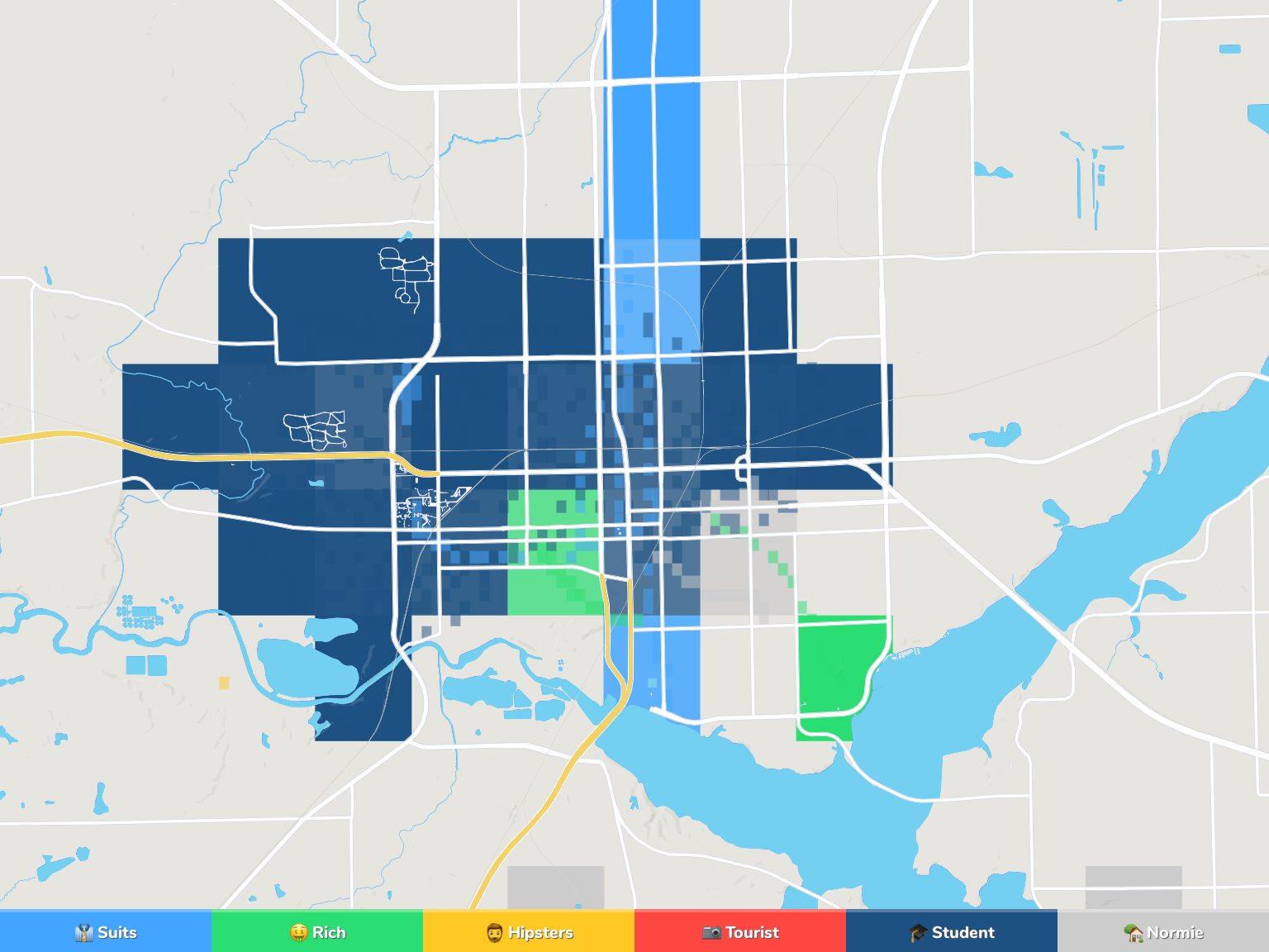 Decatur Neighborhood Map