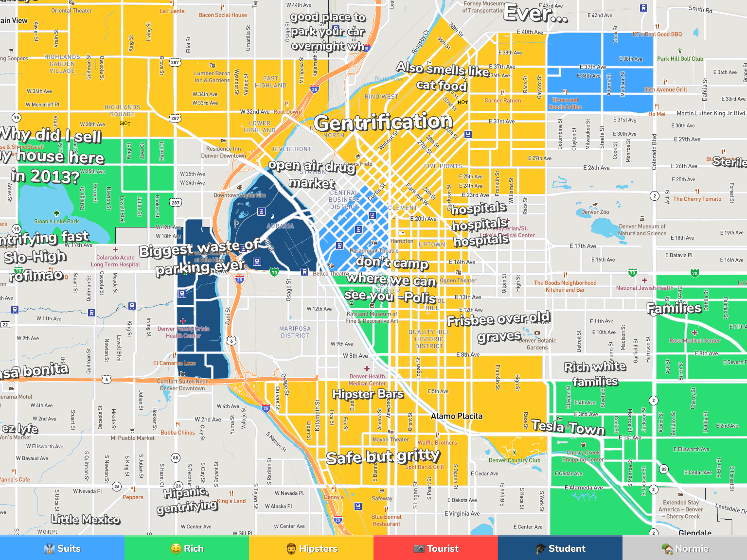 Denver Neighborhood Map