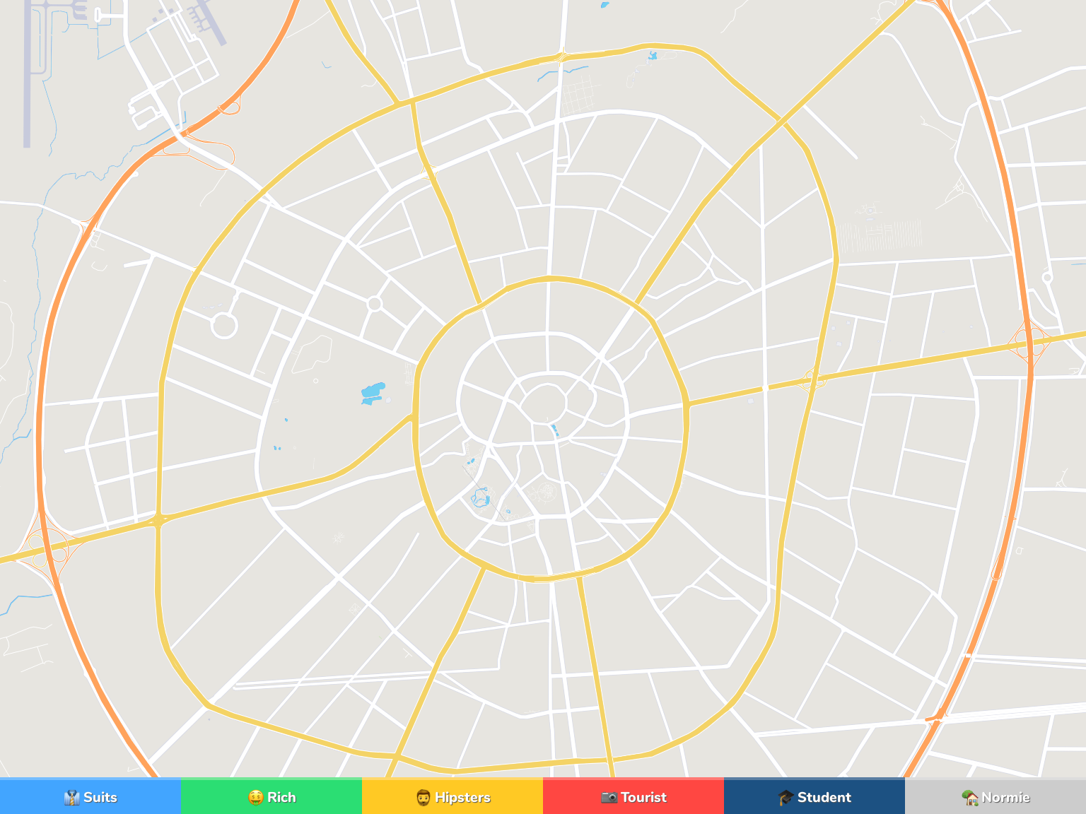 Erbil Neighborhood Map