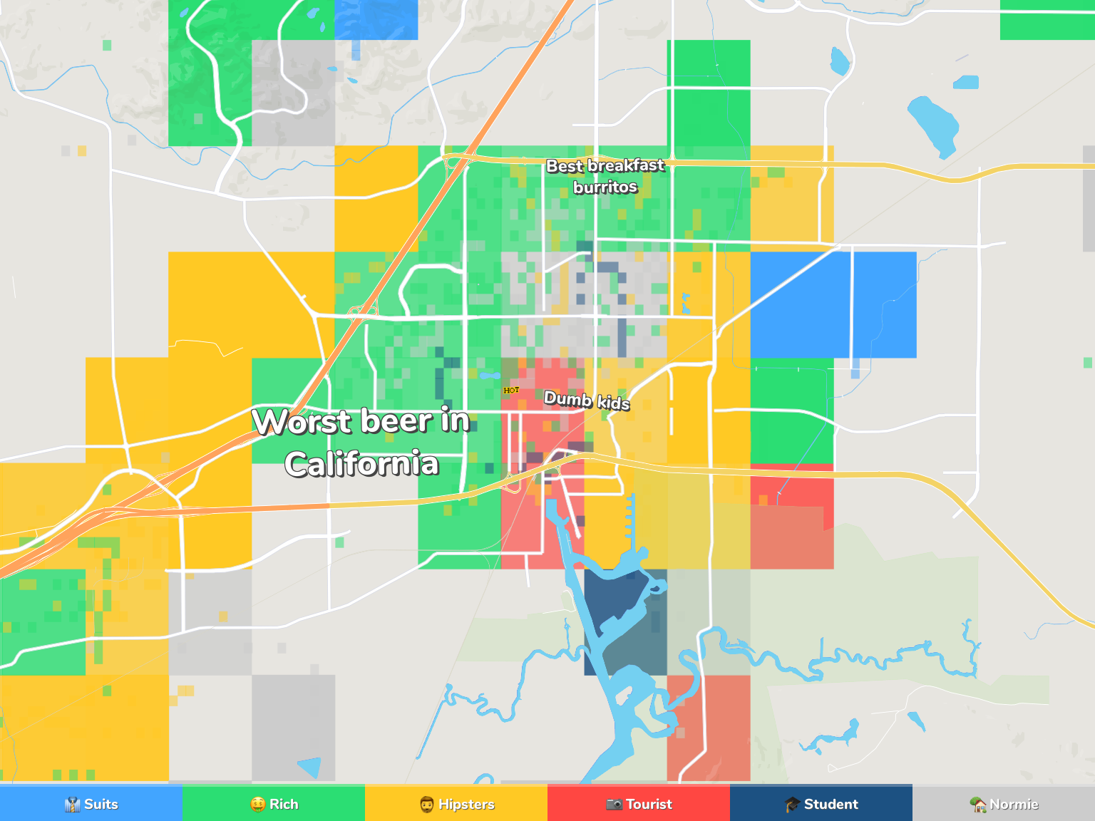 Fairfield Neighborhood Map