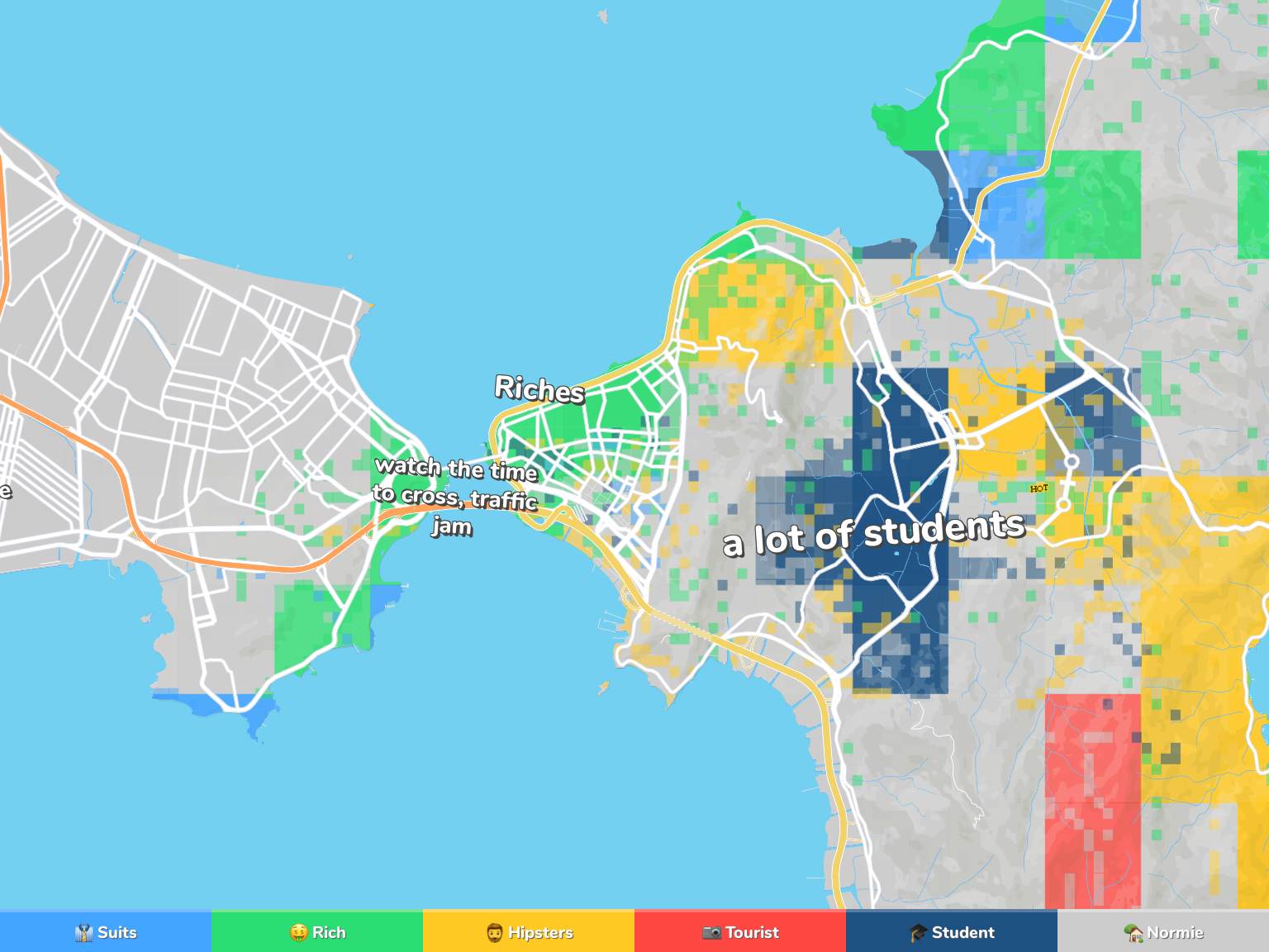Florianopolis Neighborhood Map