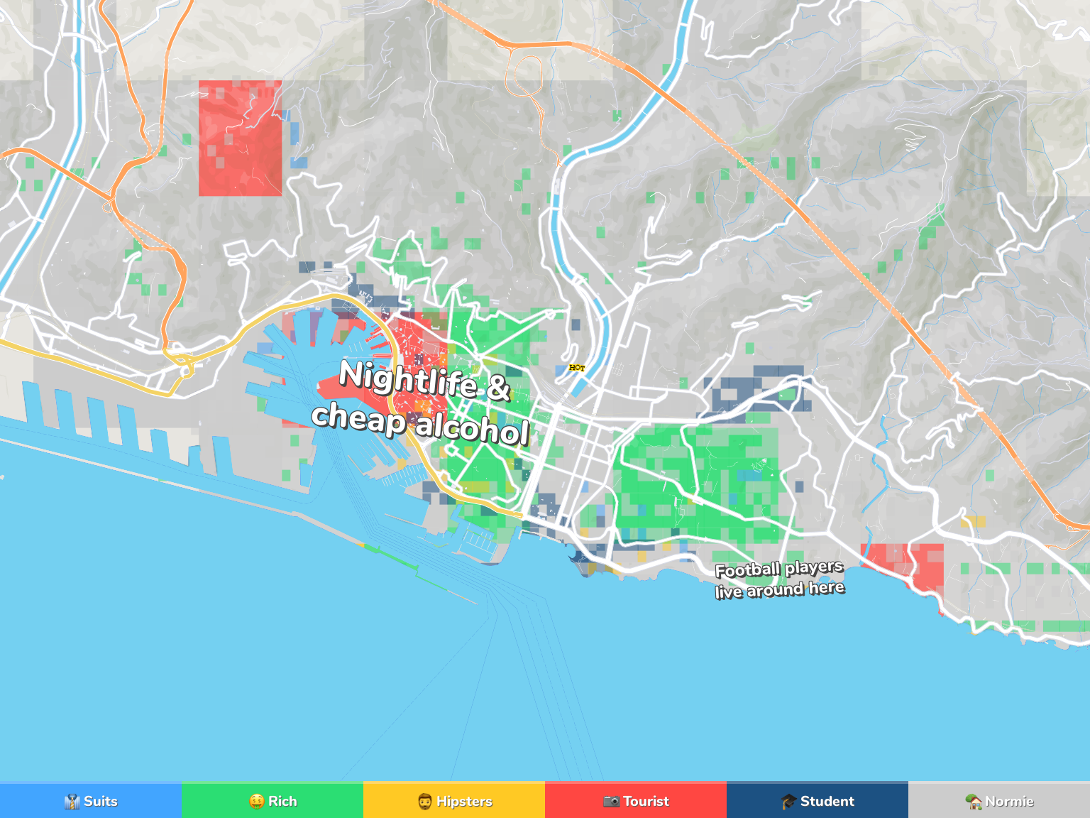 Genoa Neighborhood Map