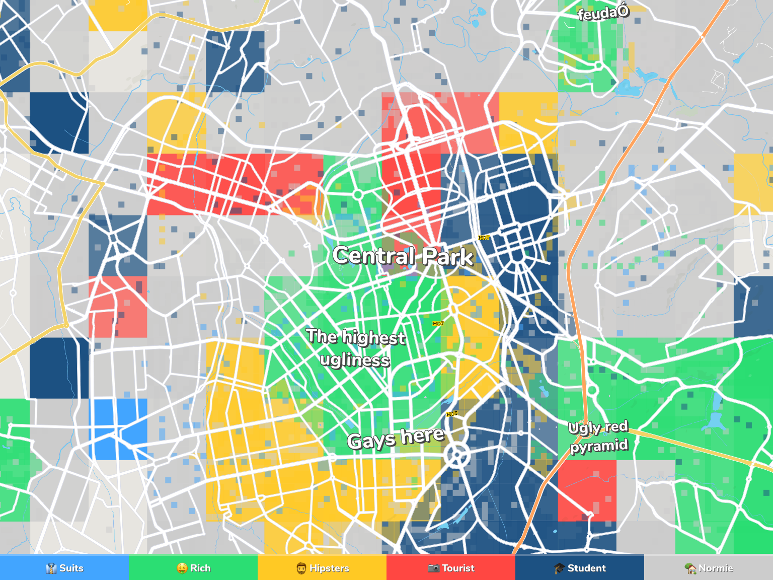 Goiania Neighborhood Map