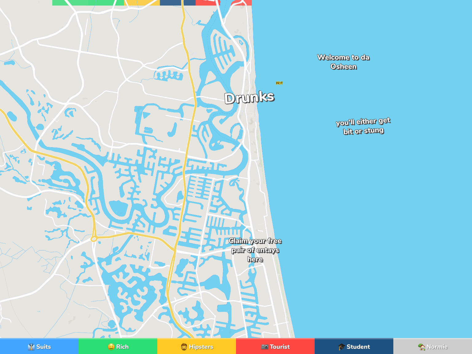 Gold Coast Neighborhood Map