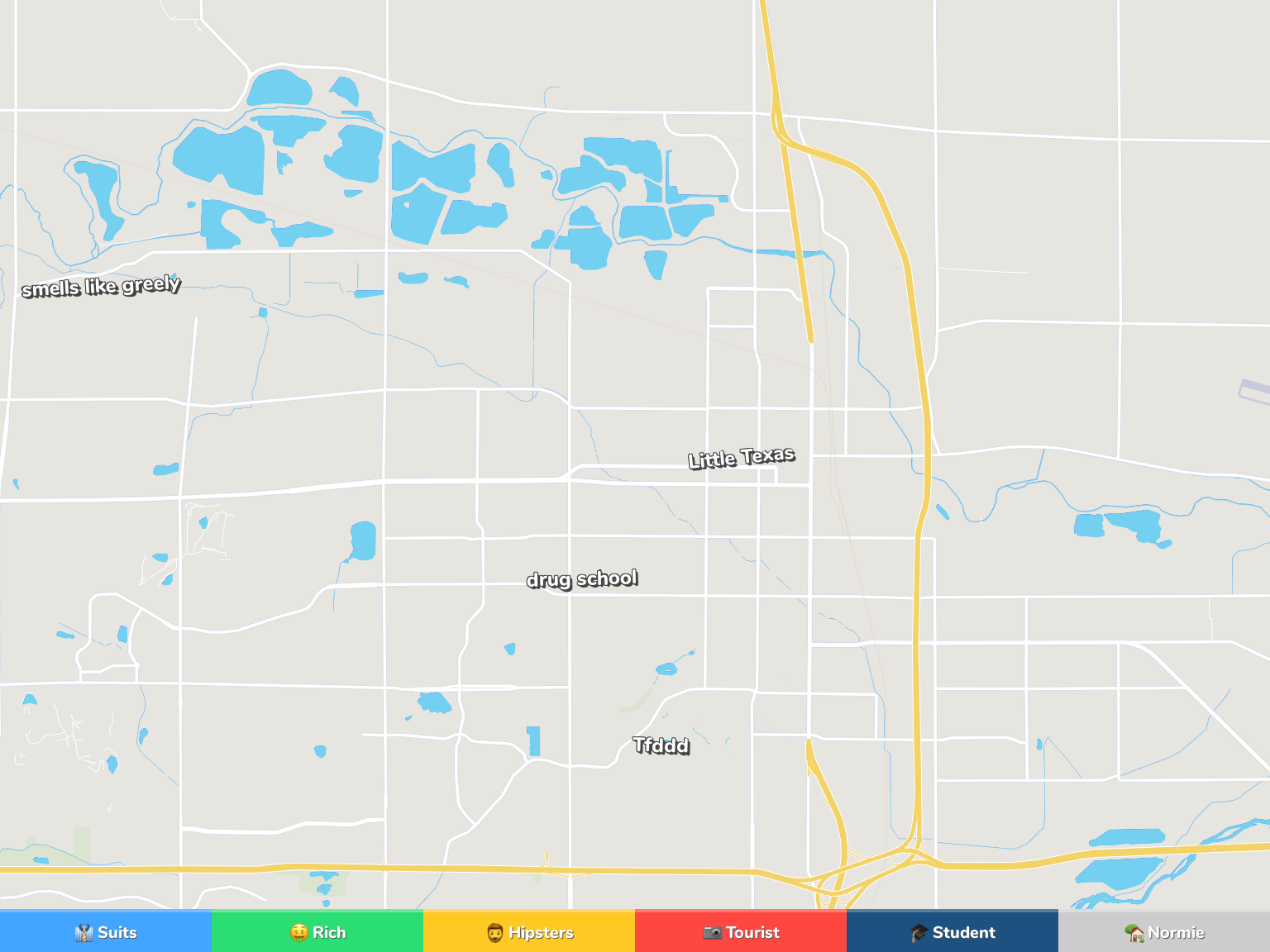 Greeley Neighborhood Map