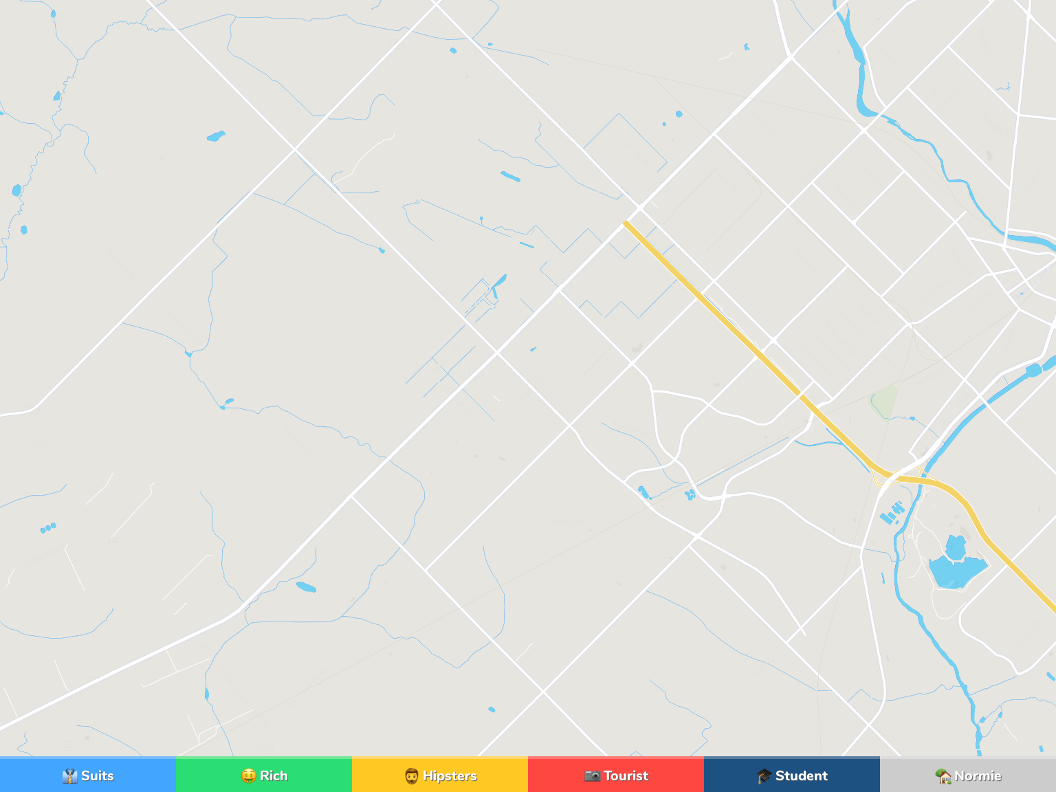 Guelph Neighborhood Map