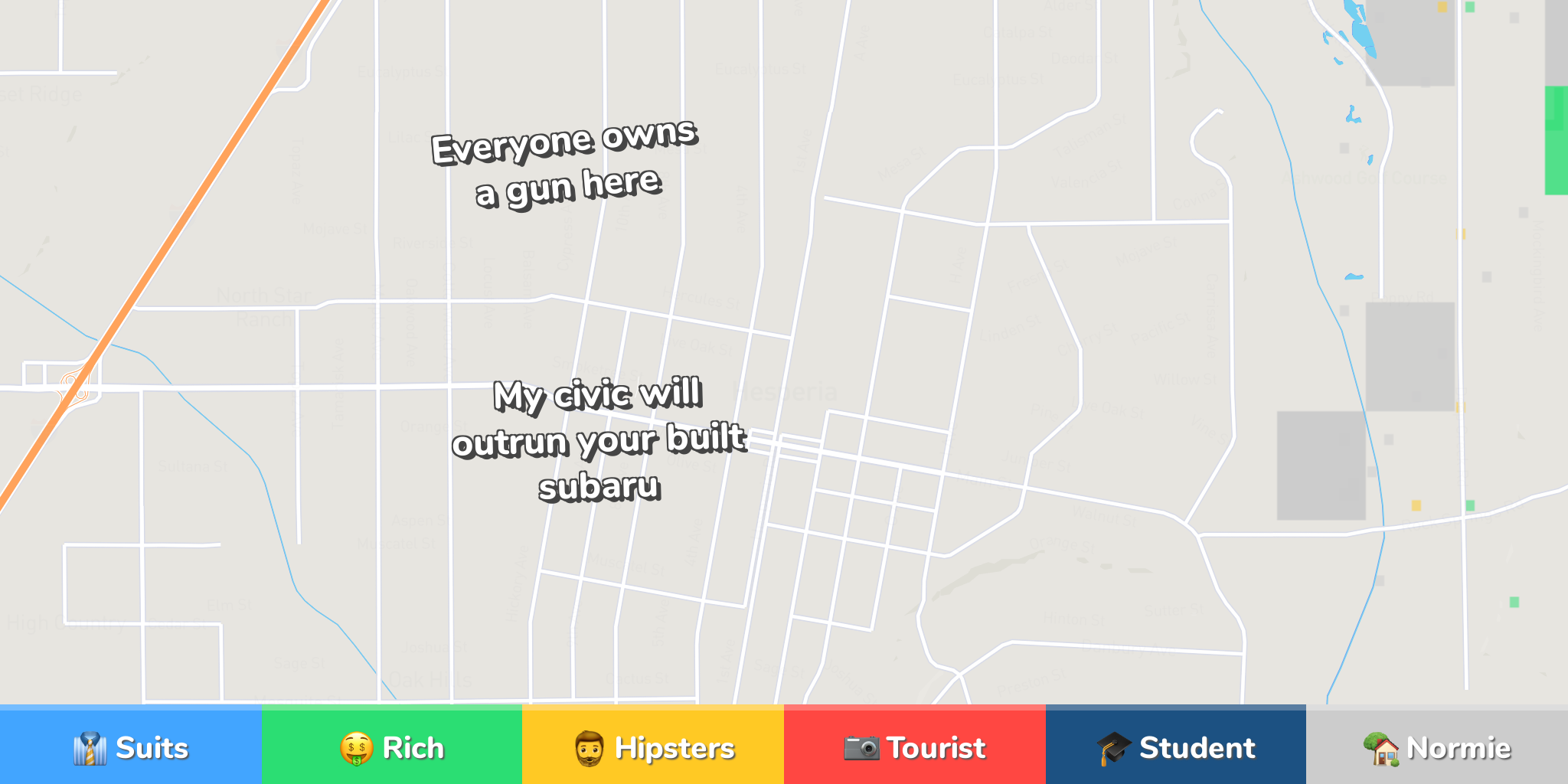 Hesperia Ca Zip Code Map United States Map