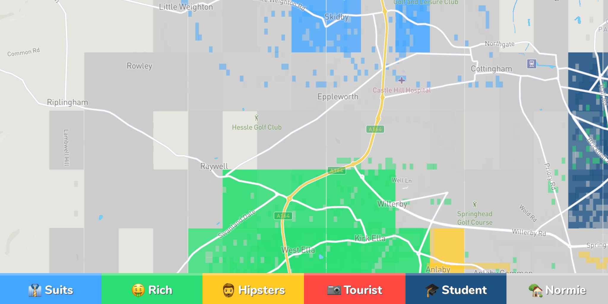 Hull Area Map