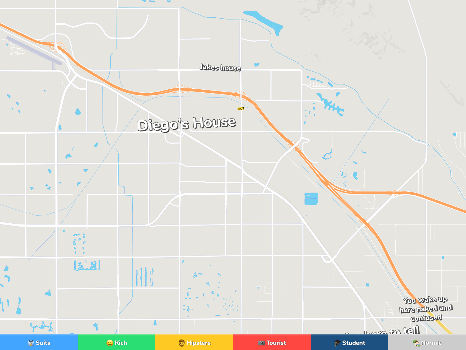 Indio Neighborhood Map