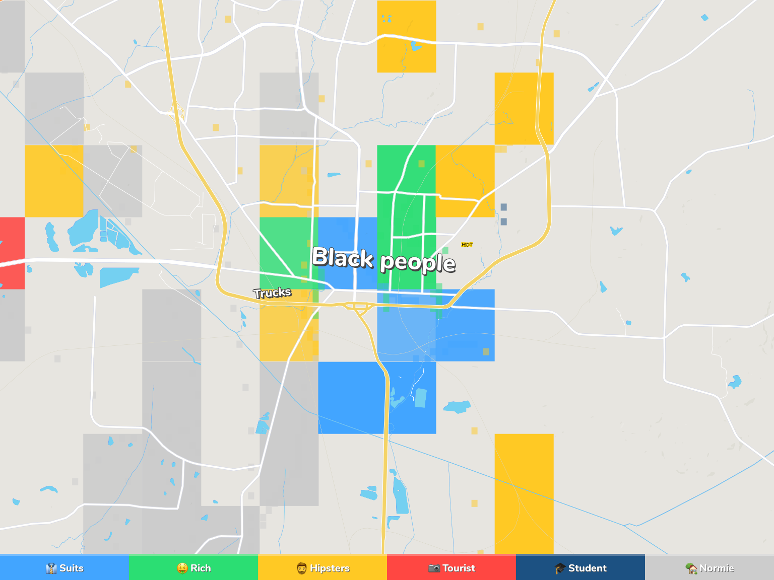 Jackson Neighborhood Map