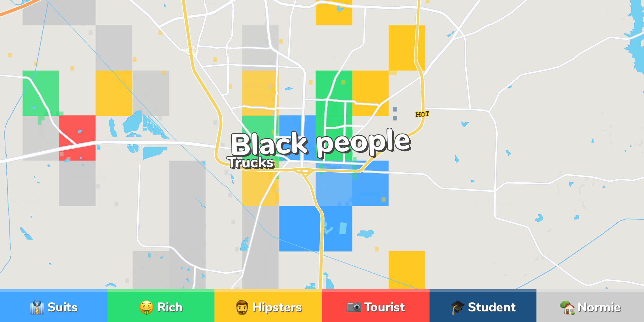 Jackson Neighborhood Map