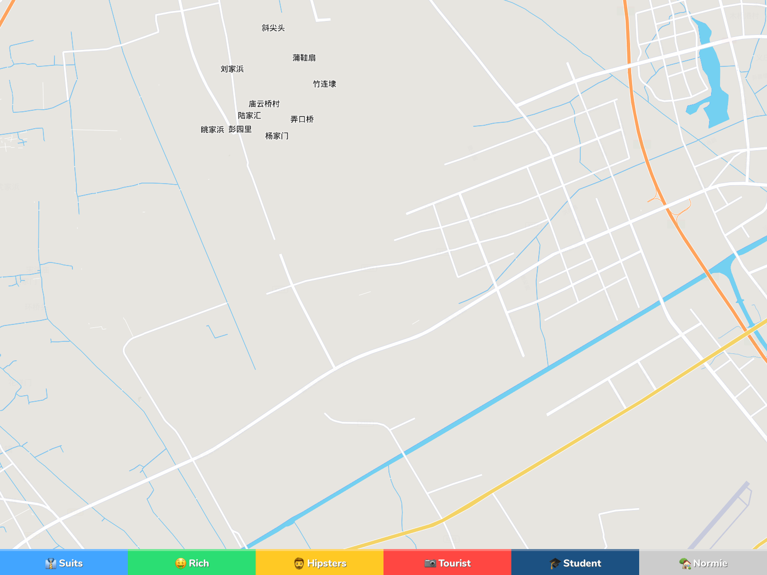 Jiaxing Neighborhood Map