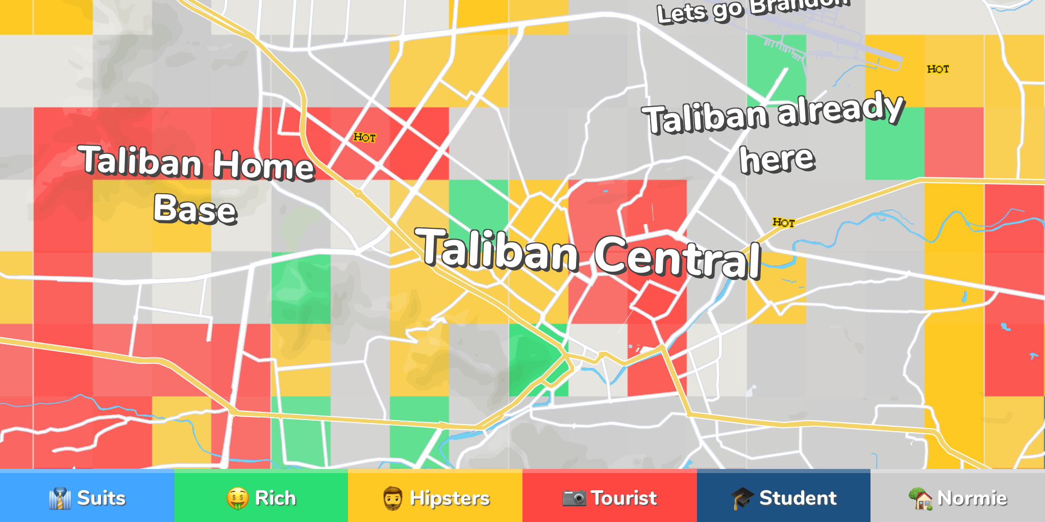 Kabul Neighborhood Map