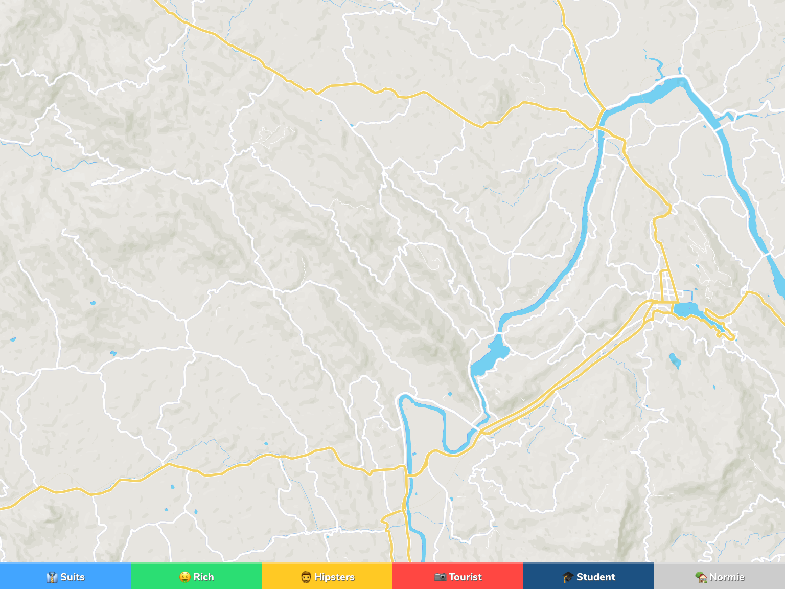 Kandy Neighborhood Map