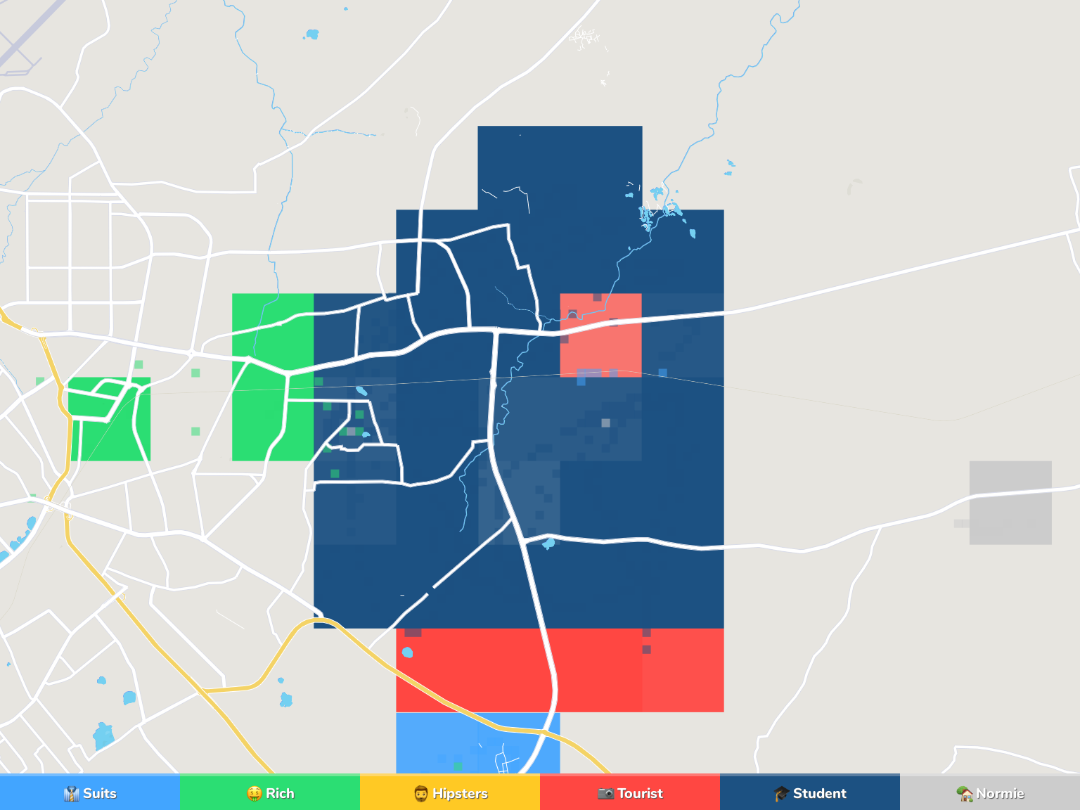 Kano Neighborhood Map