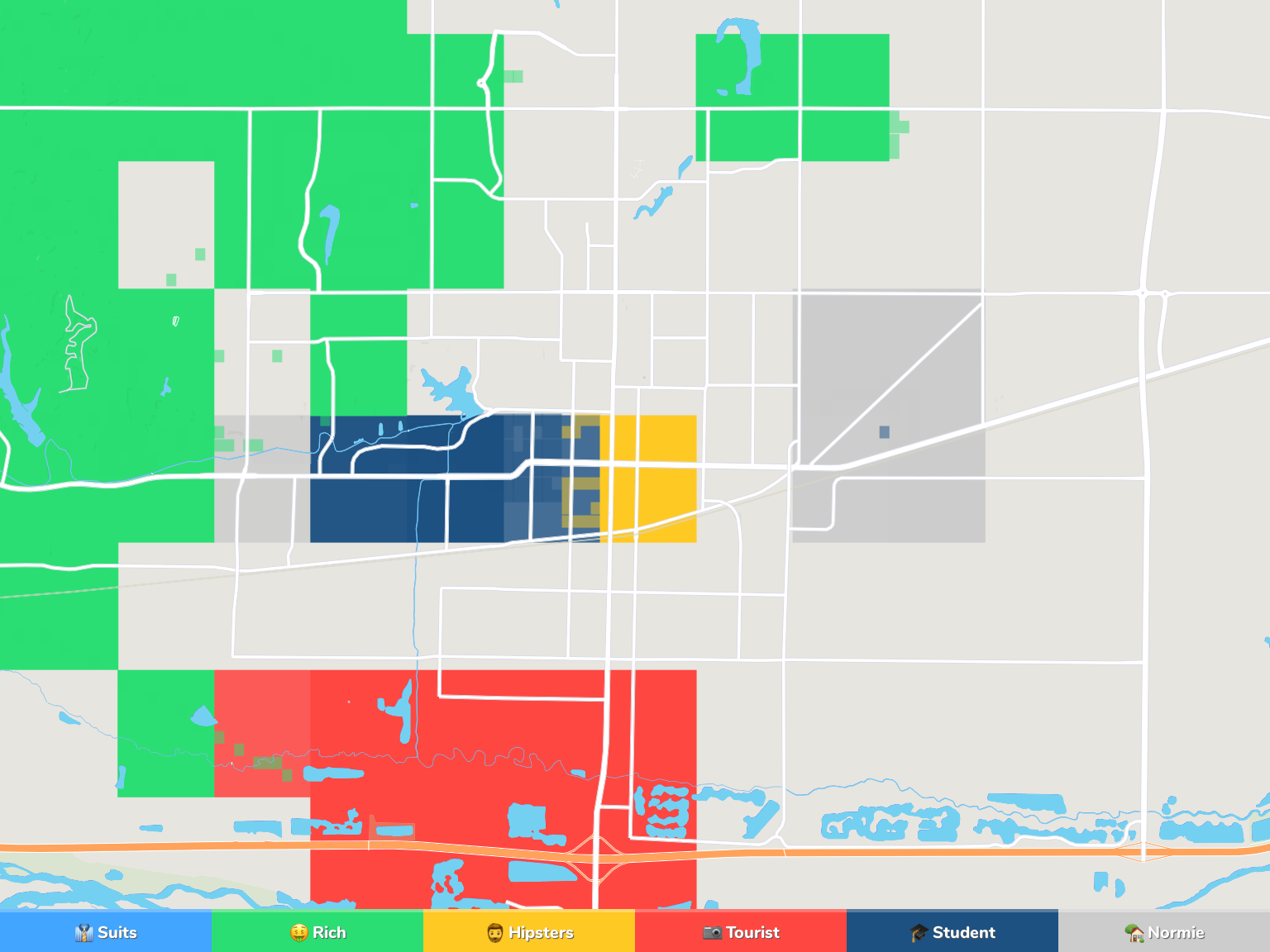 Kearney Neighborhood Map