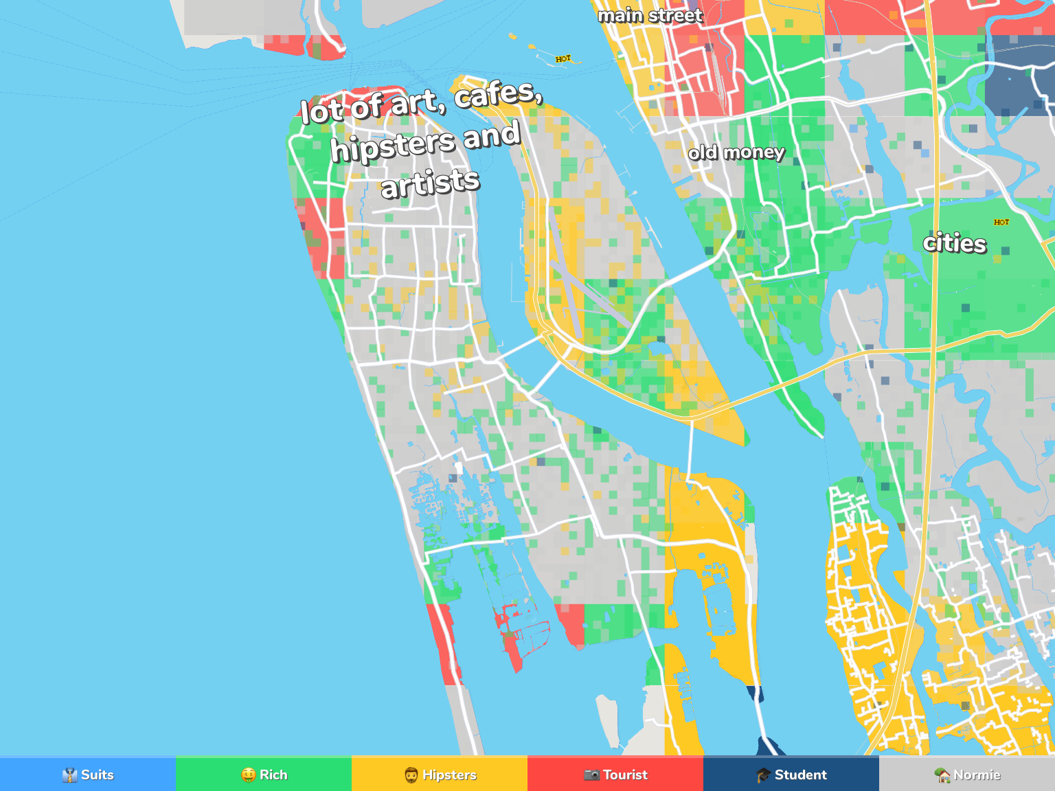 Kochi Neighborhood Map