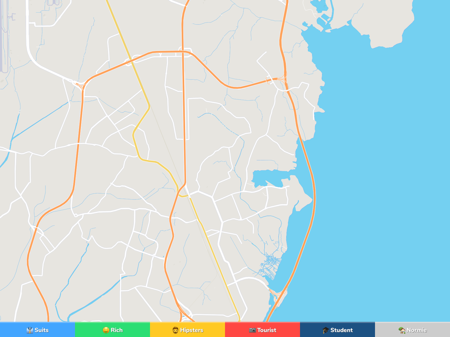 Lagos Neighborhood Map