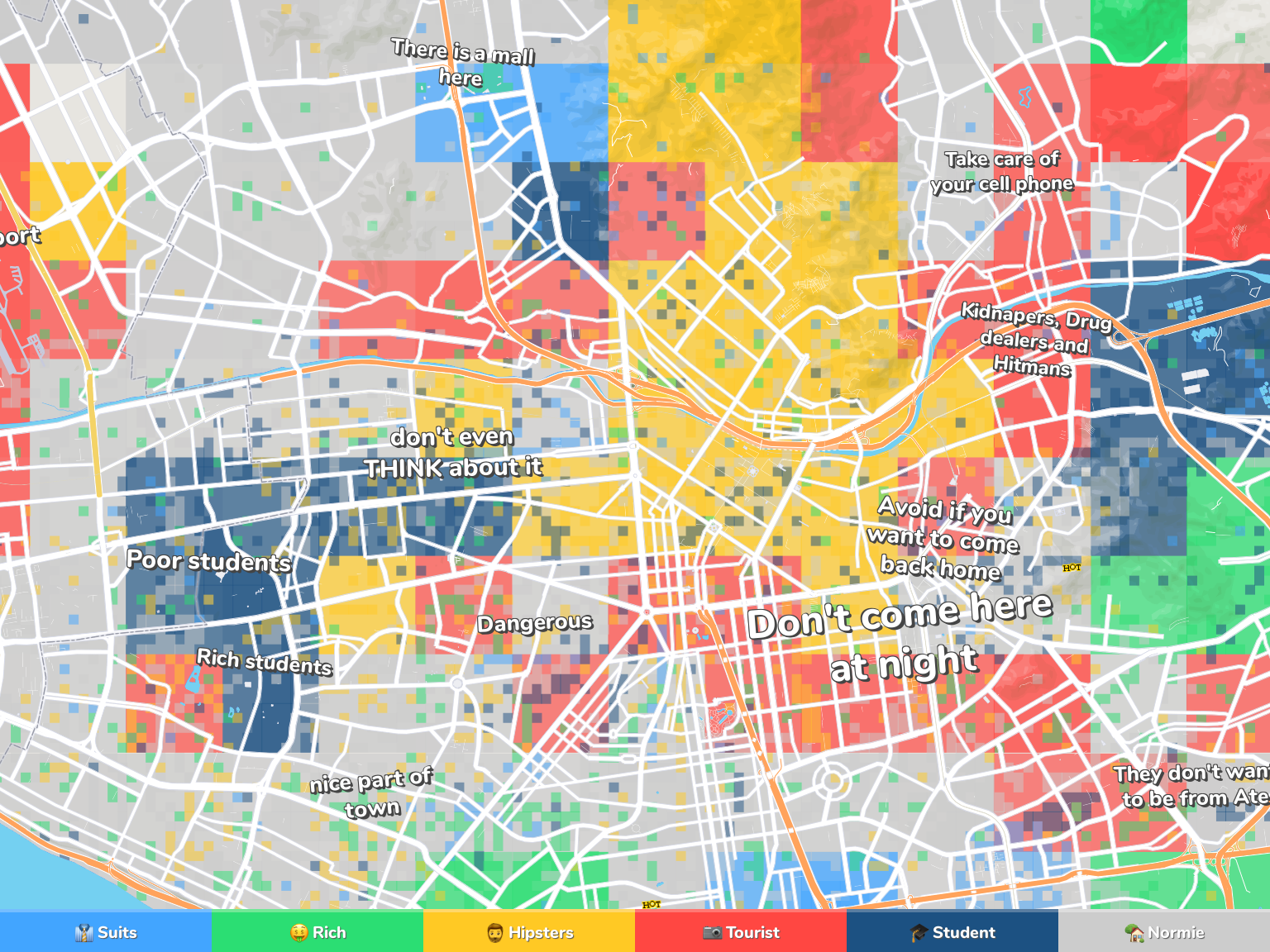 Lima Neighborhood Map