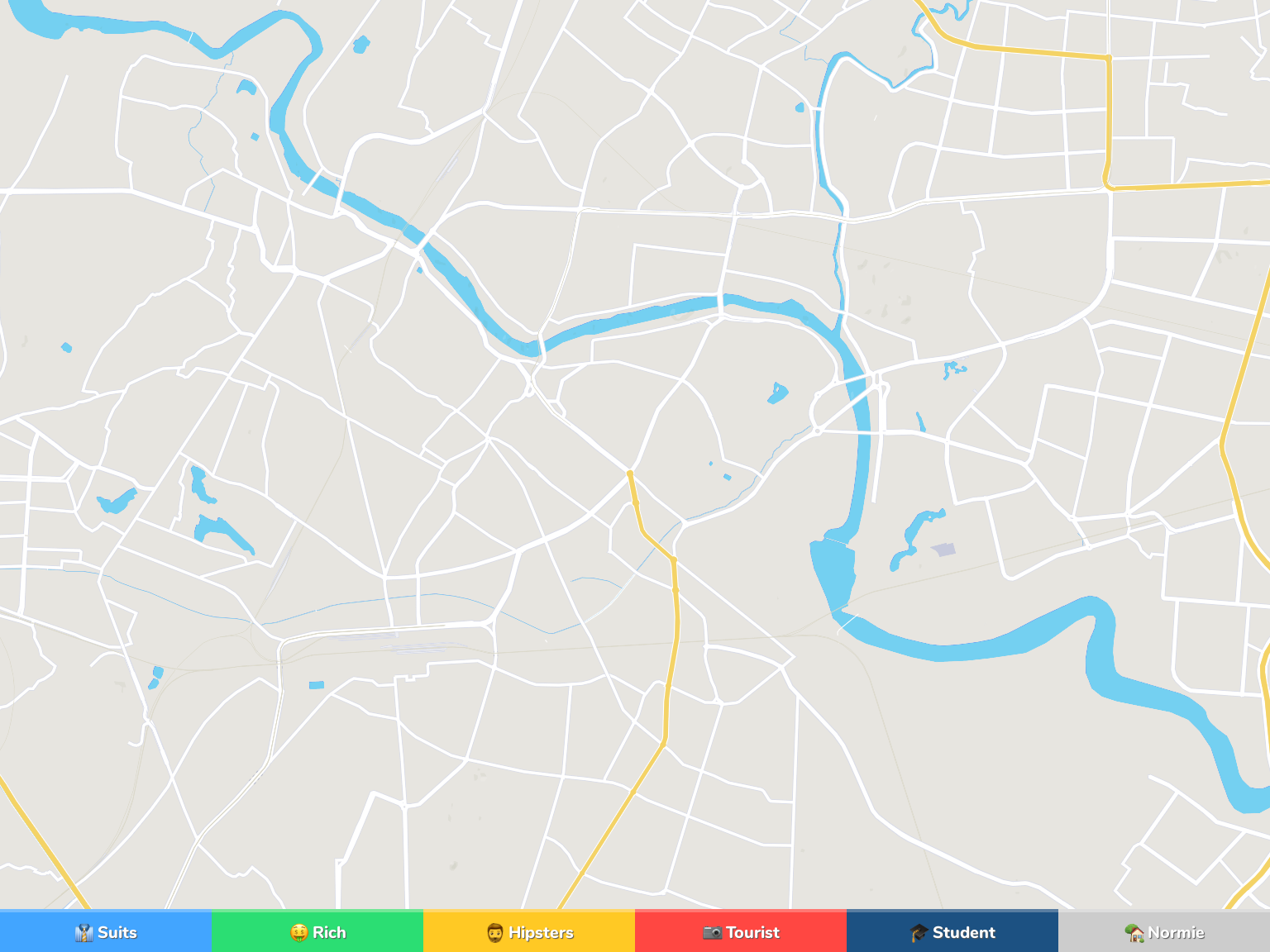 Lucknow Neighborhood Map