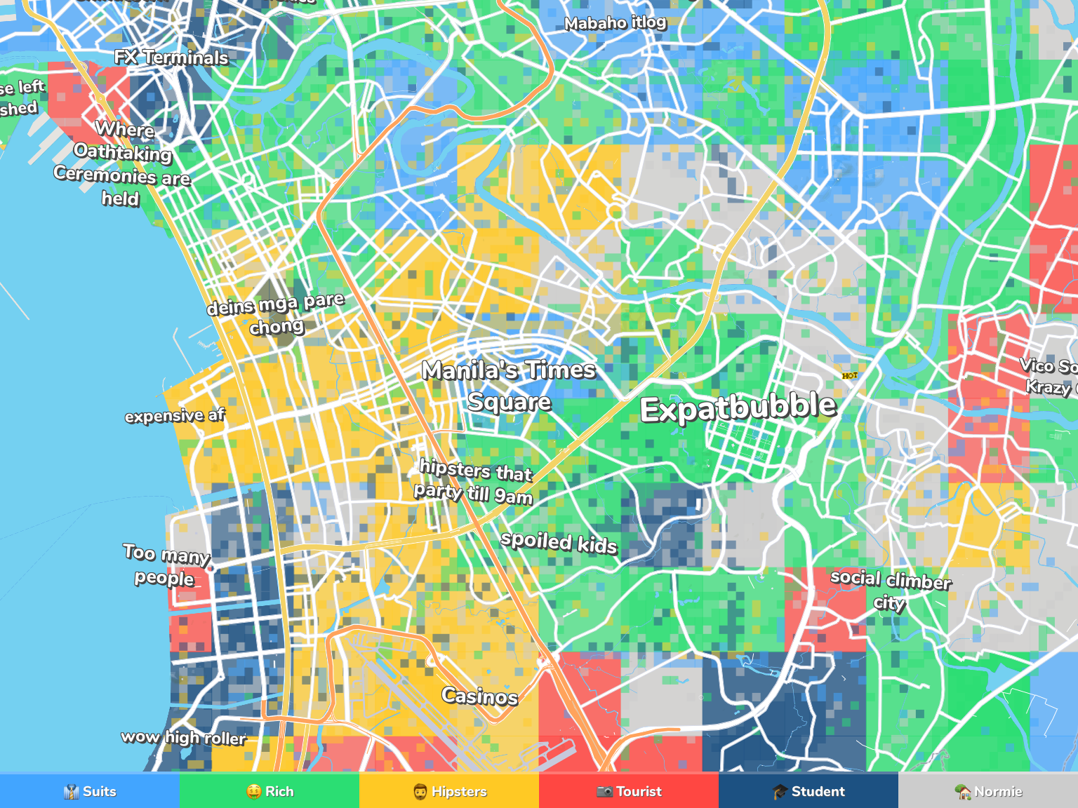 Makati Neighborhood Map