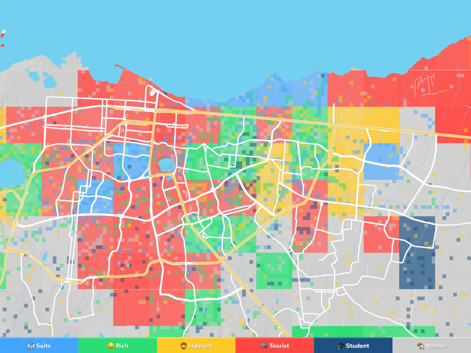 Managua Neighborhood Map