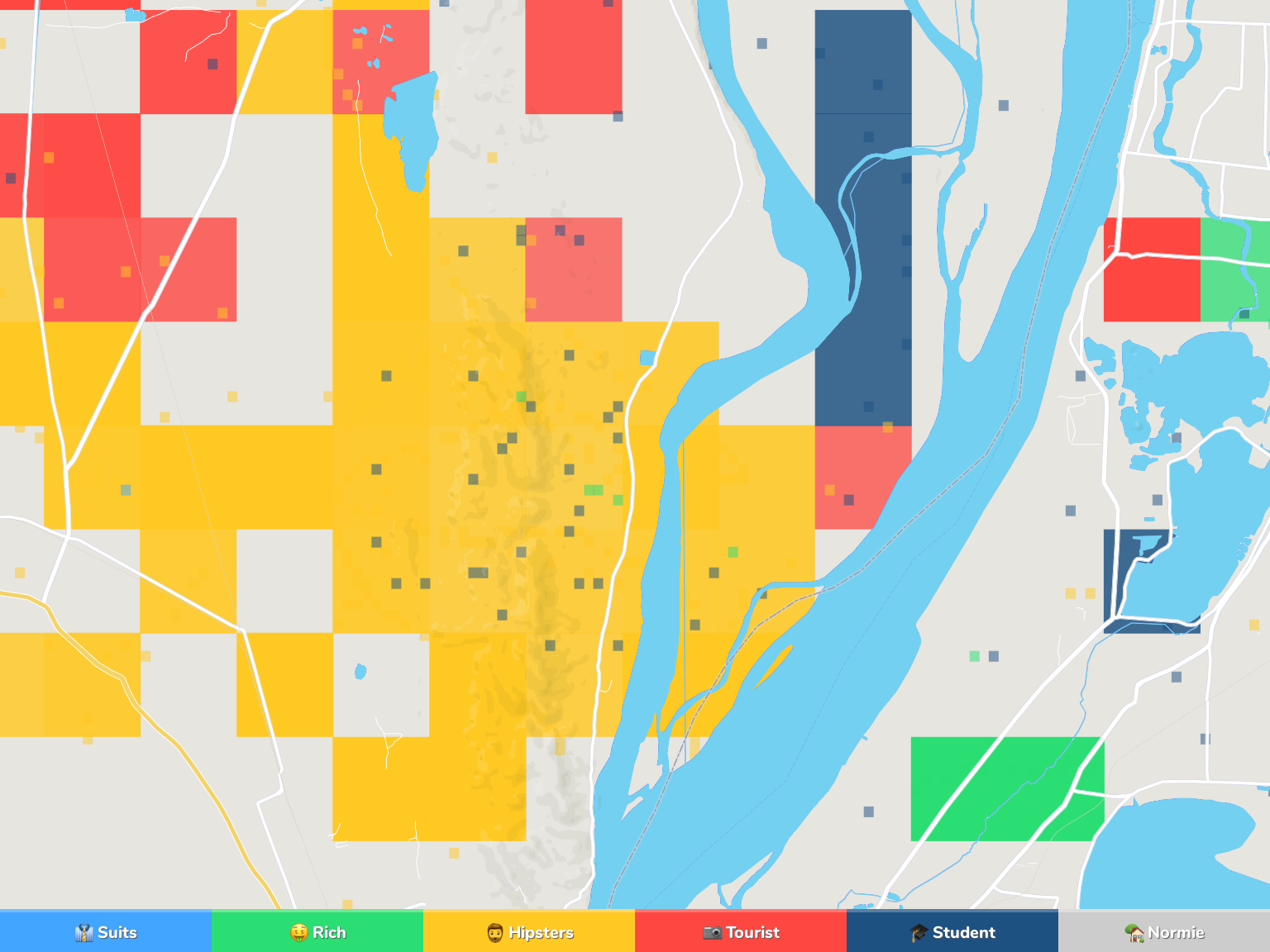 Mandalay Neighborhood Map