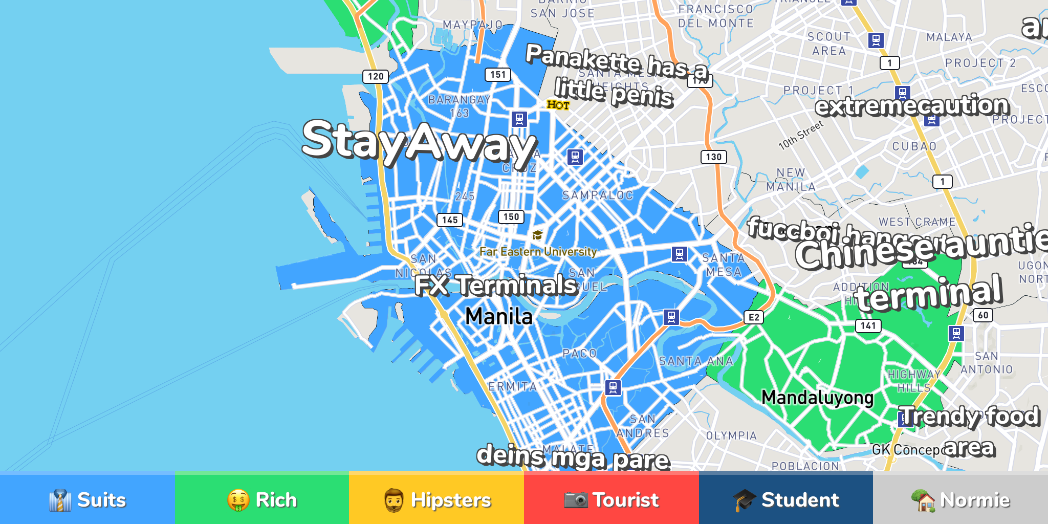  Manila  Neighborhood Map 