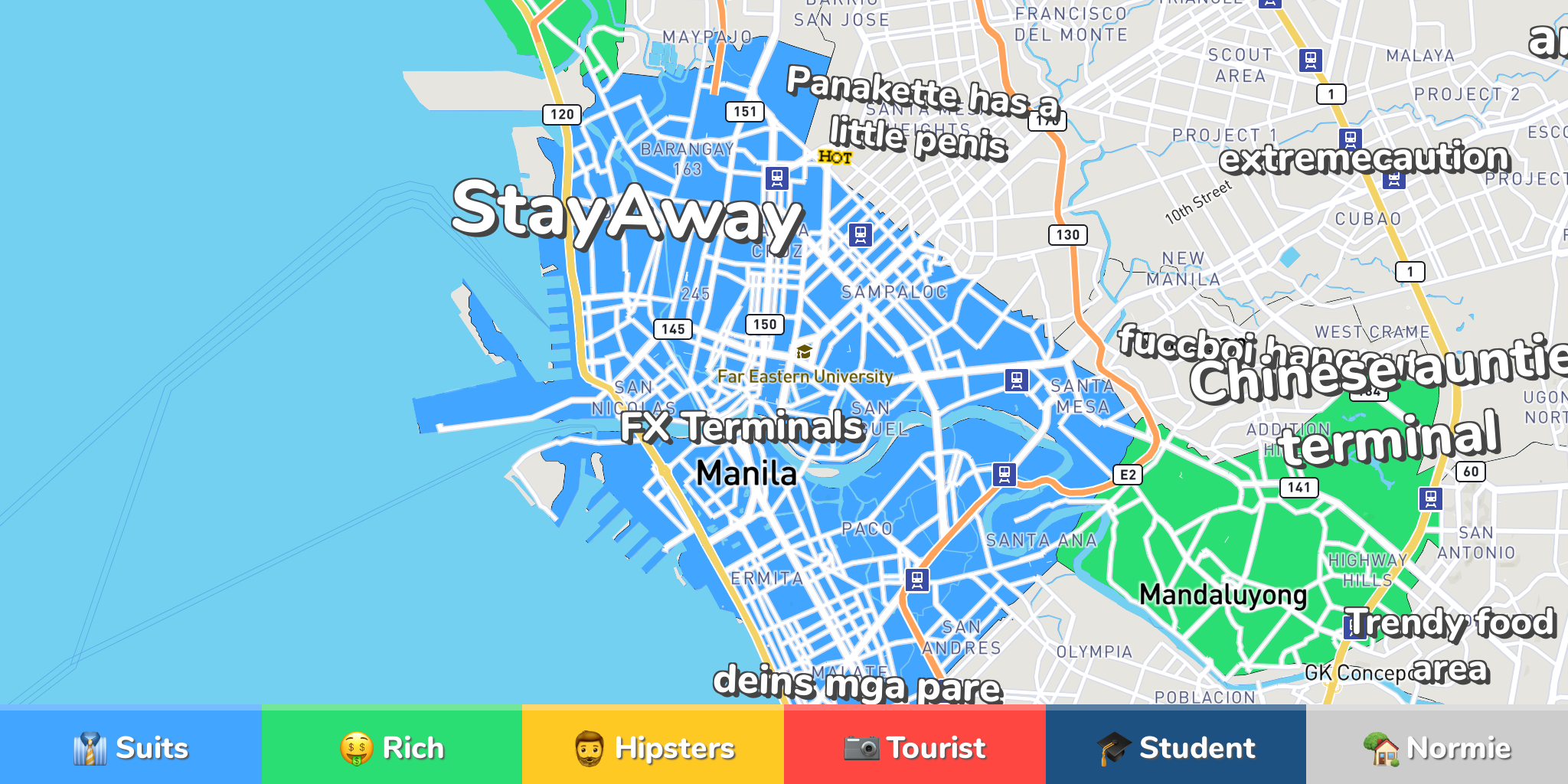 Manila Philippines Map